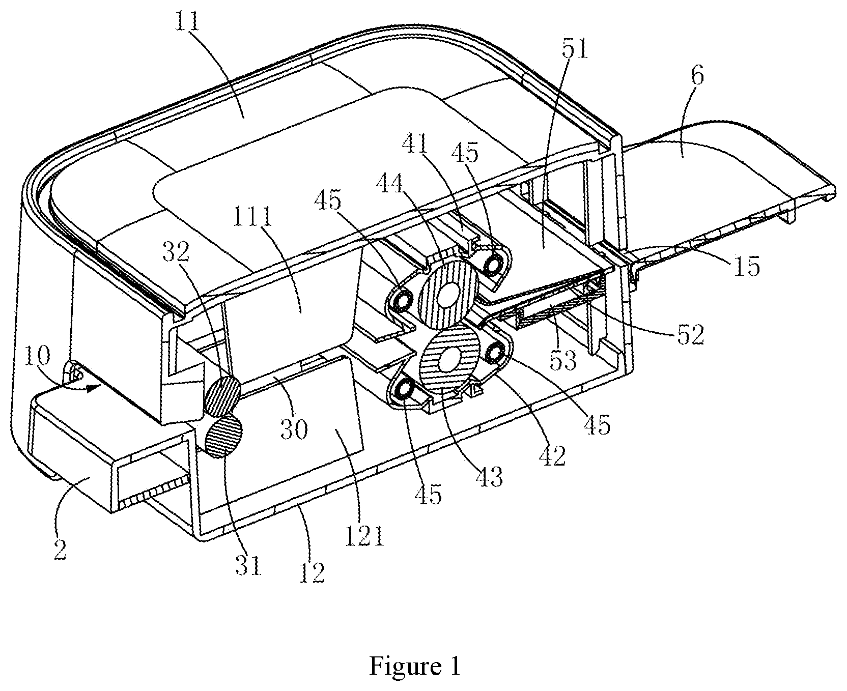 Patent US12097690 — Preheating-free laminator for improving the quality of lamination — Figure 1