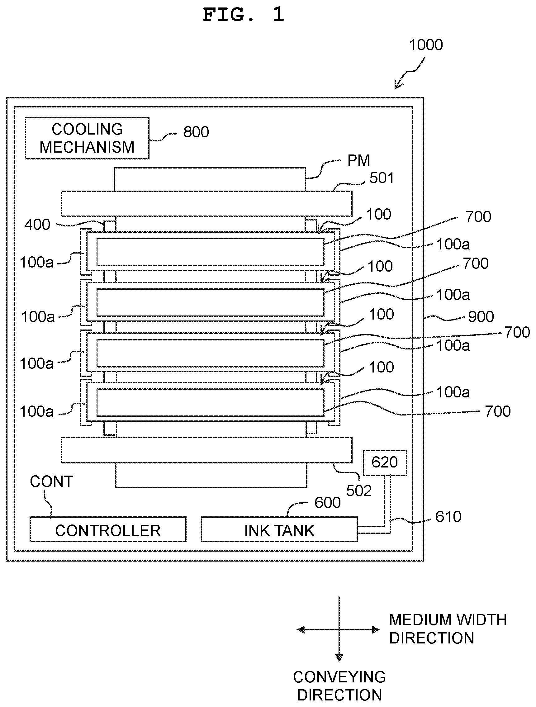 Patent US12097698 — Head system — Figure 1