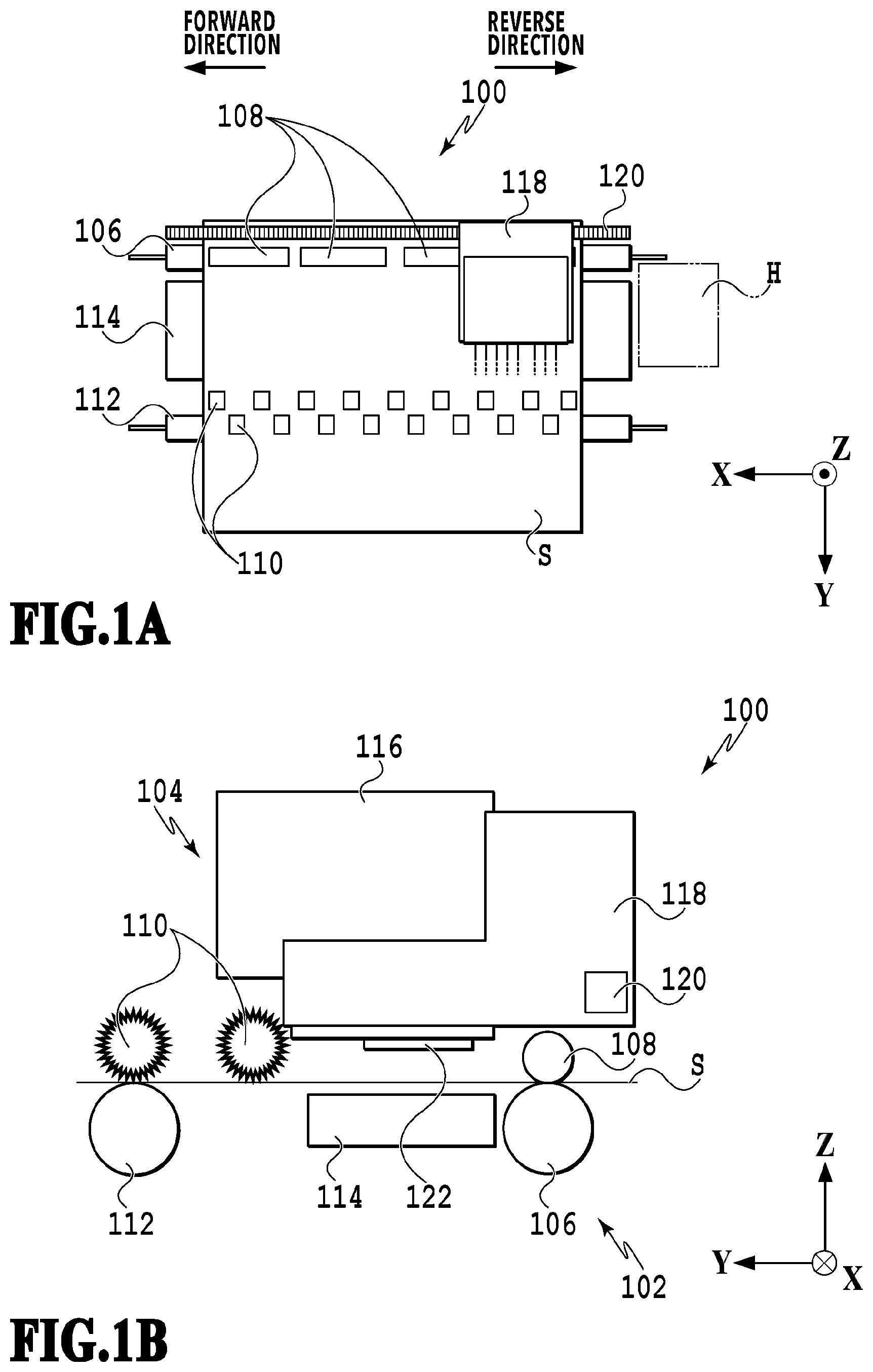 Patent US12097704 — Printing apparatus — Figure 1