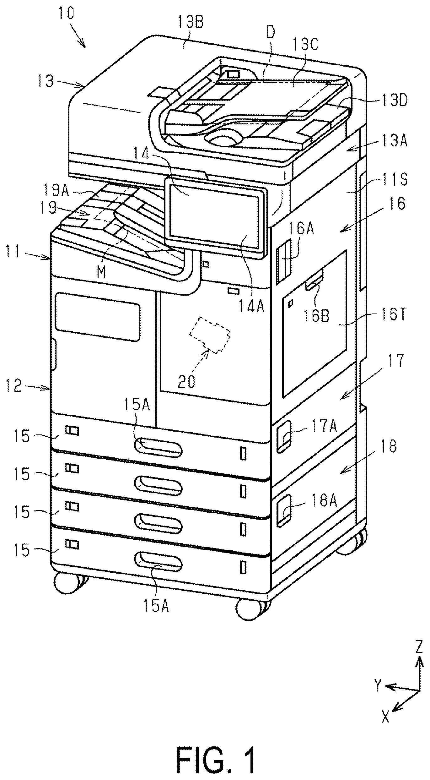 Patent US12097705 Figure 1 – Recording device