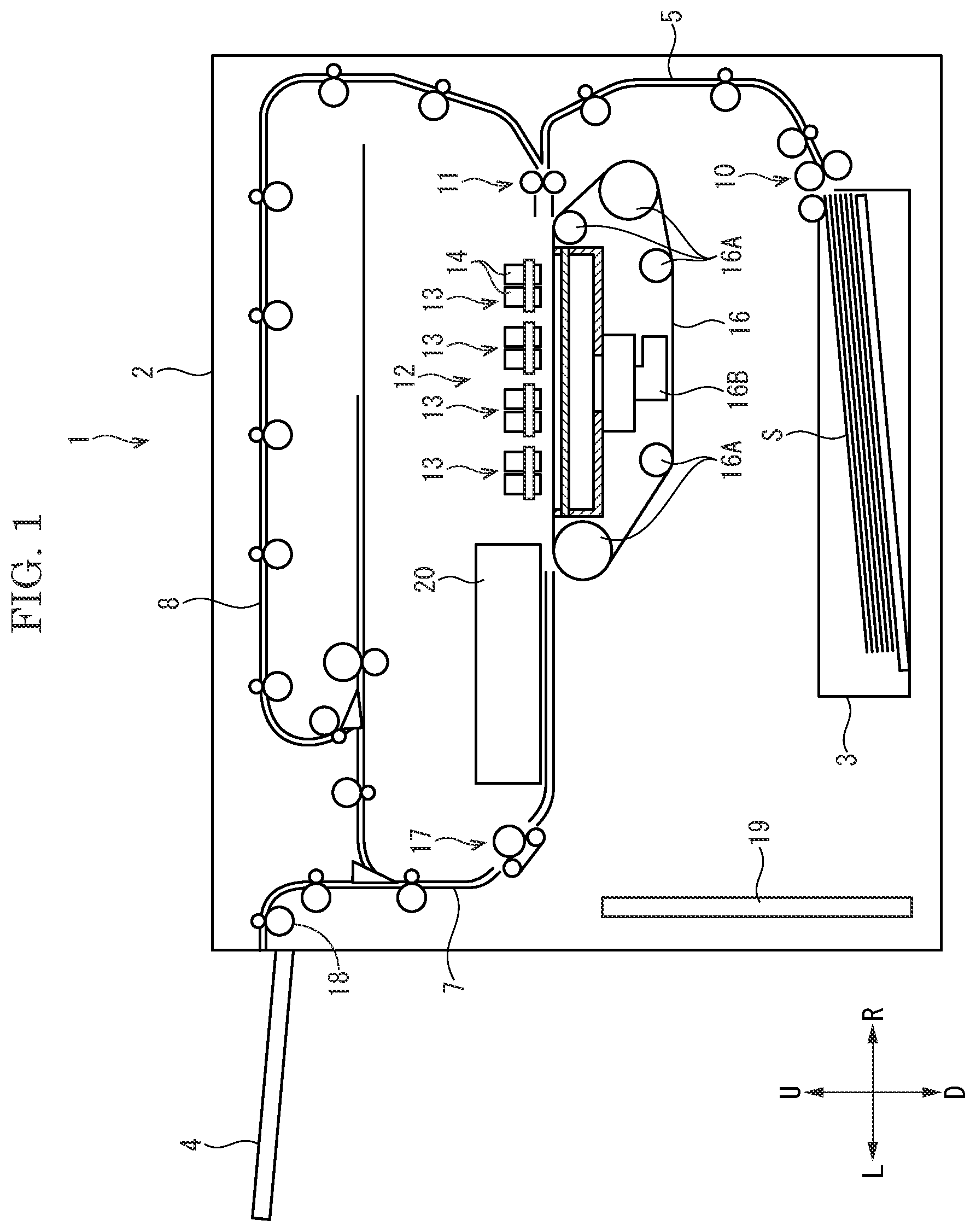 Patent US12097707 — Wiping device, image forming apparatus and wiping method — Figure 1