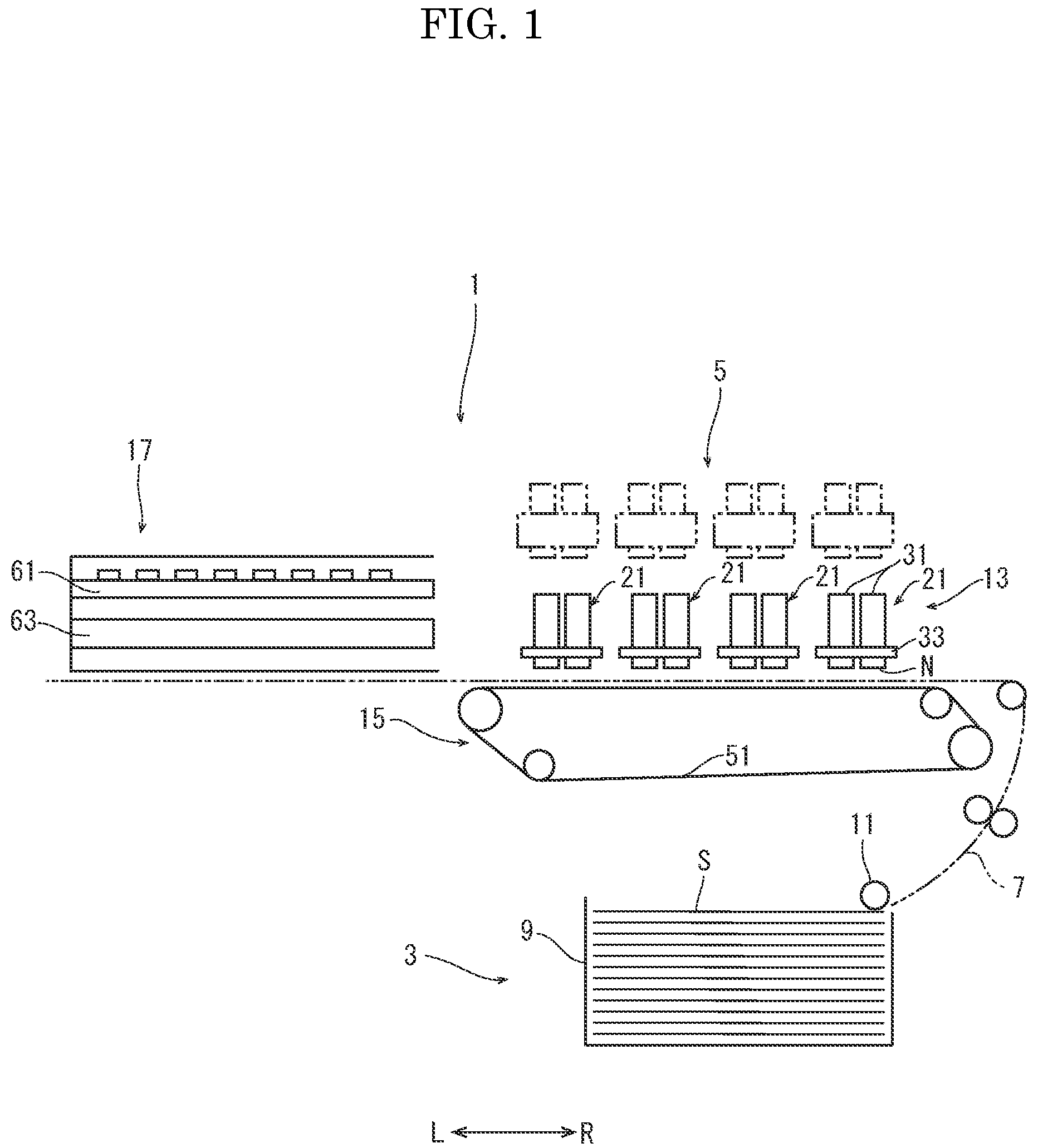 Patent US12097708 — Inkjet recording apparatus — Figure 1