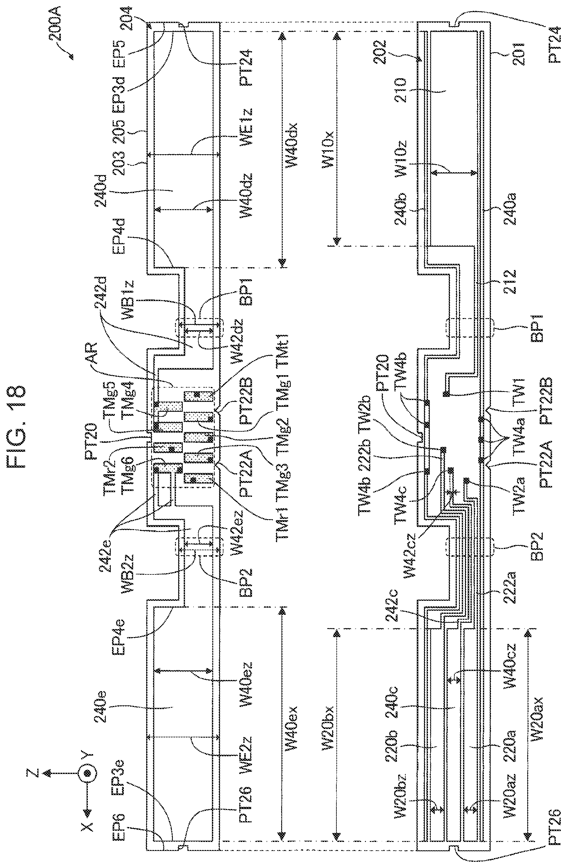 Patent US12097712 Figure 14 – Storage device and liquid ejection apparatus