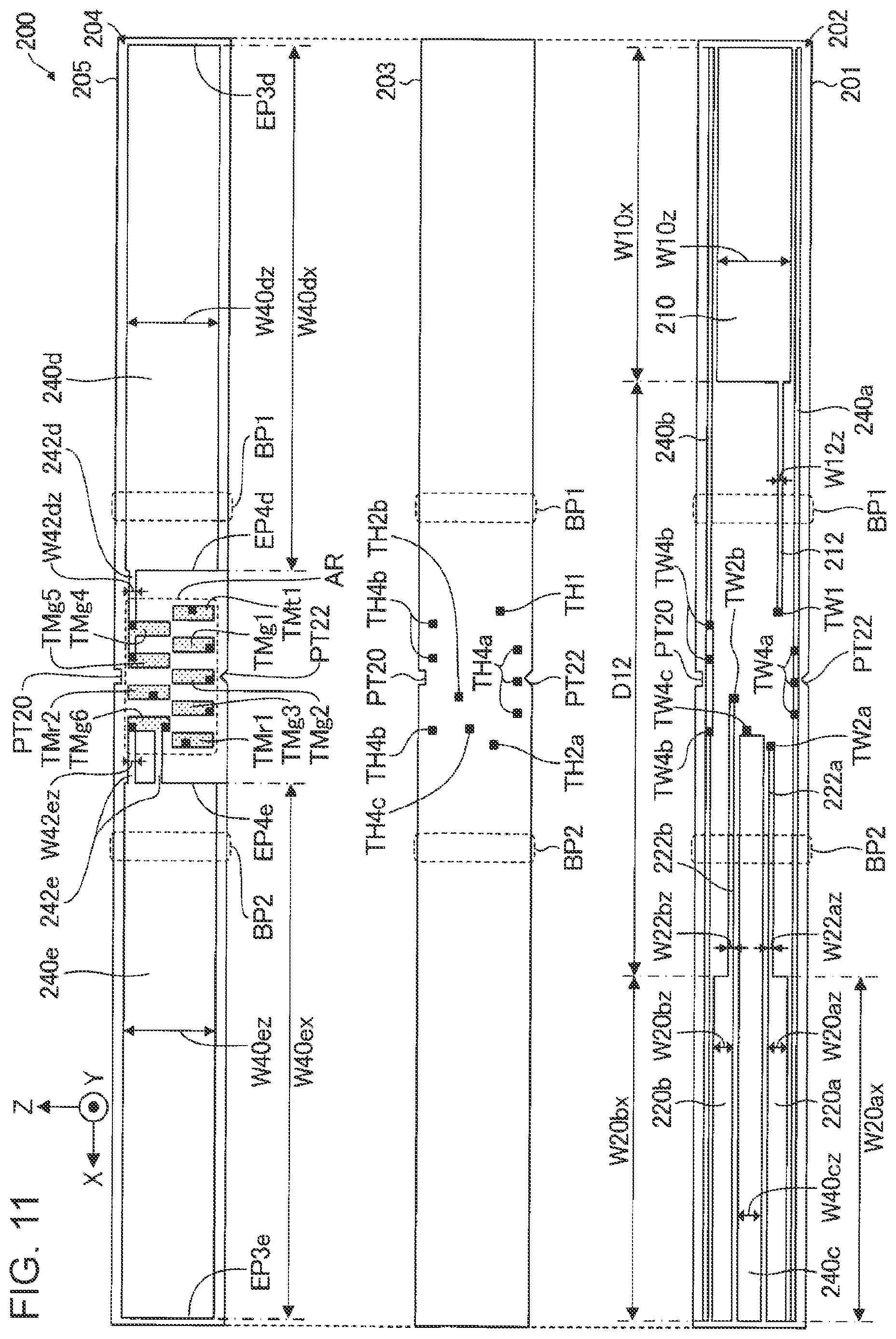 Patent US12097713 Figure 9 – Storage device and liquid ejection apparatus