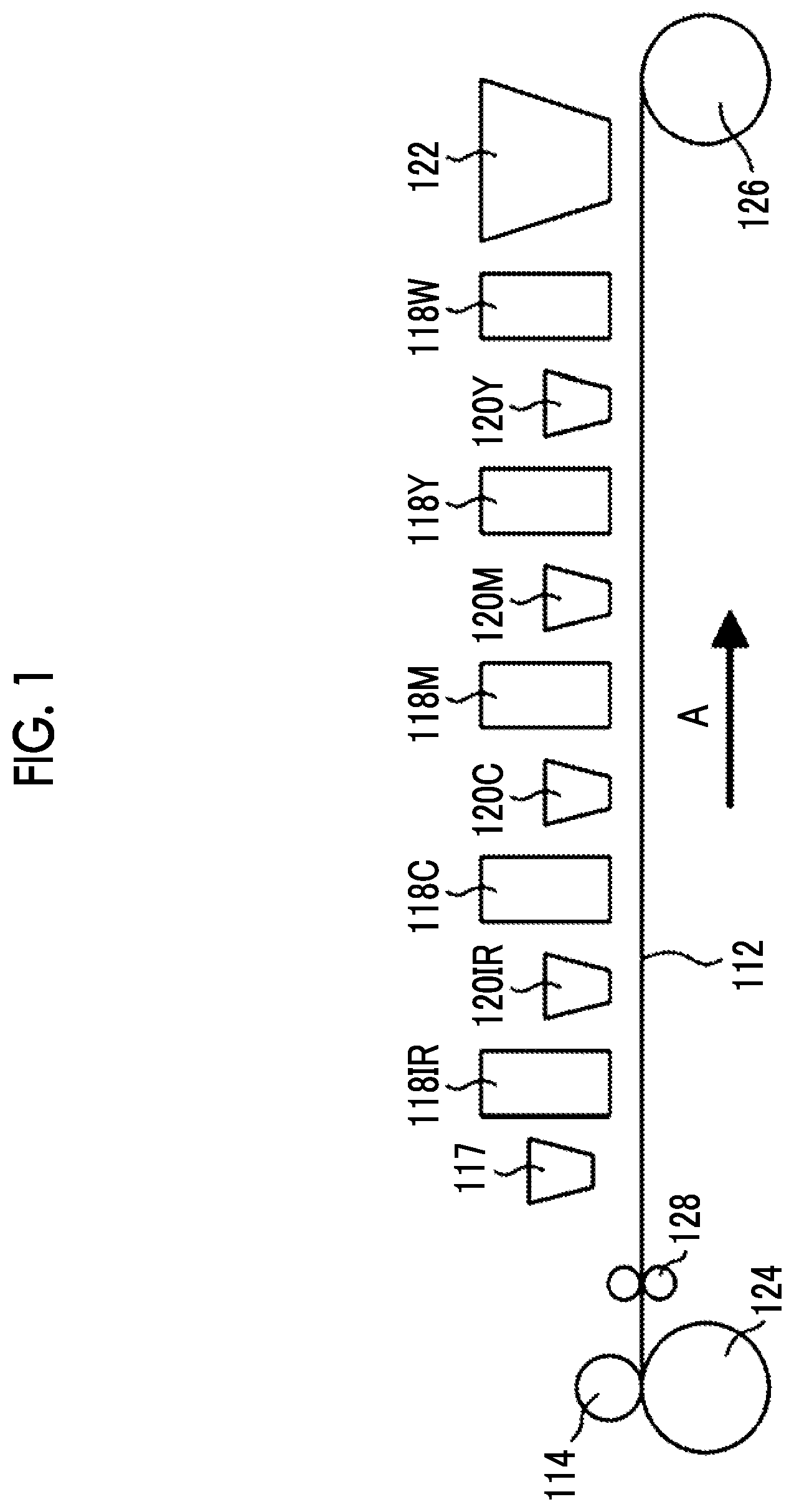 Patent US12097714 — Ink jet recording method — Figure 1