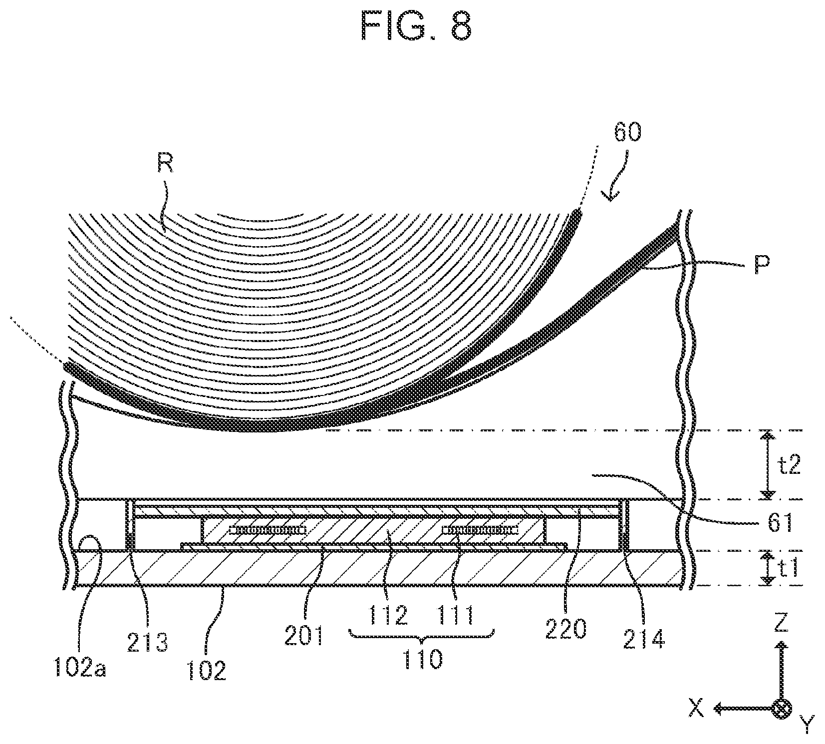 Patent US12097717 Figure 8 – Mobile printer