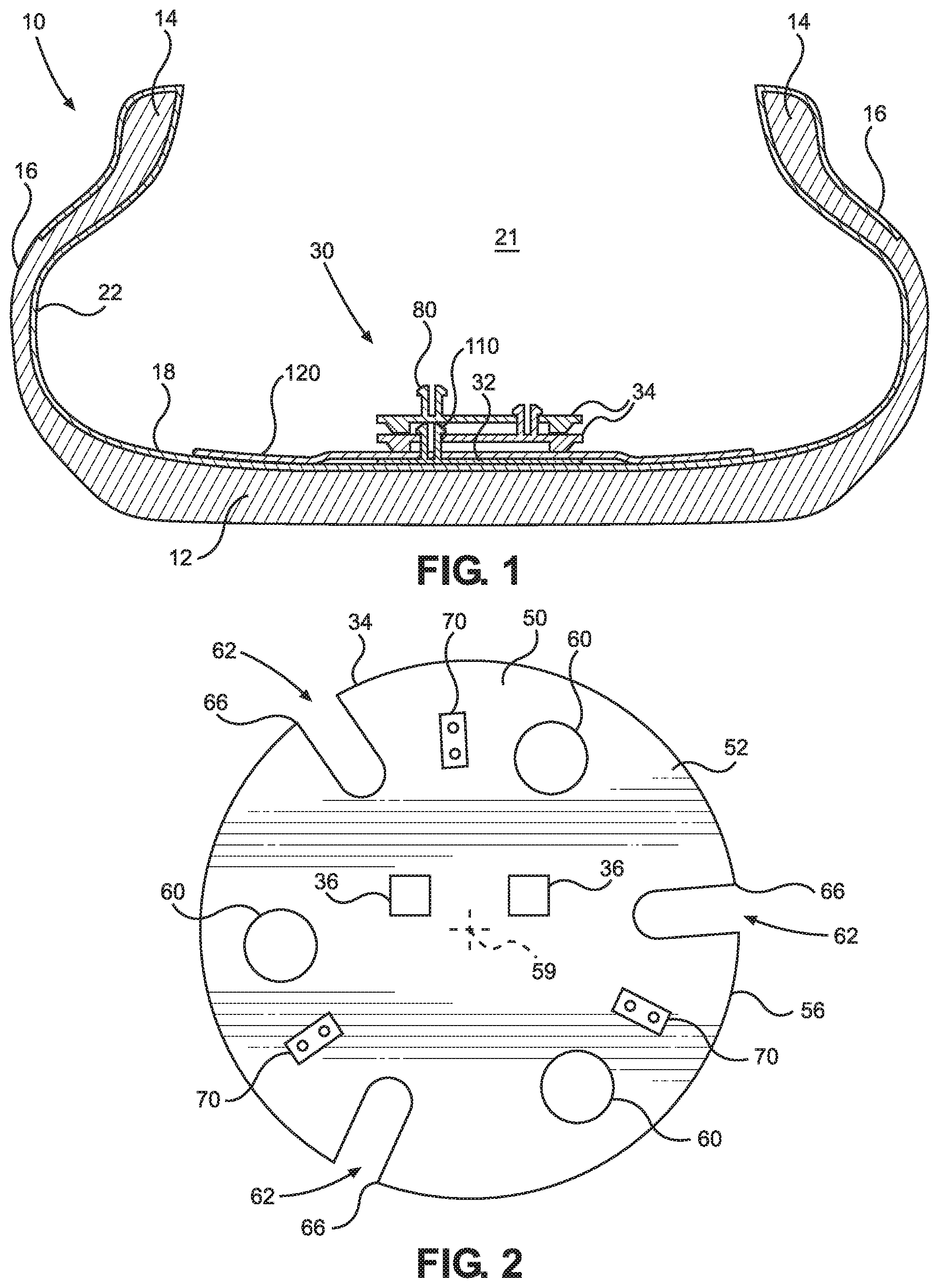 Patent US12097729 — Tire electronics assembly — Figure 1