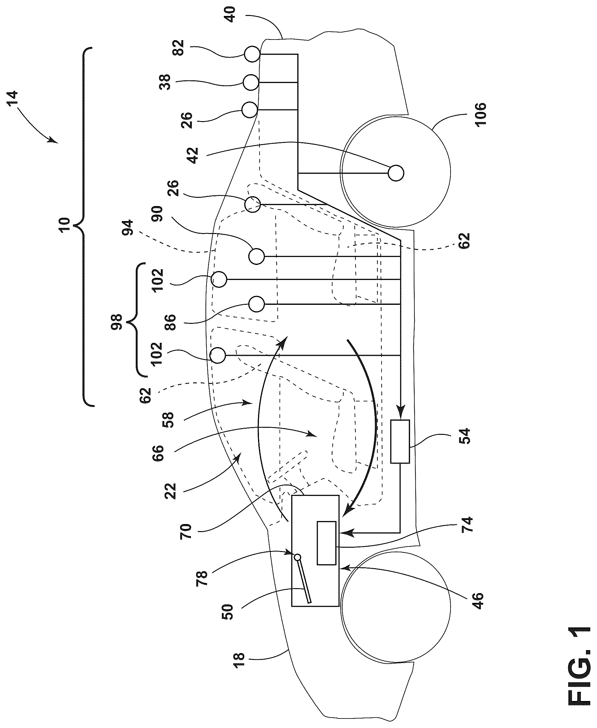 Patent US12097748 — Vehicle air control system — Figure 1