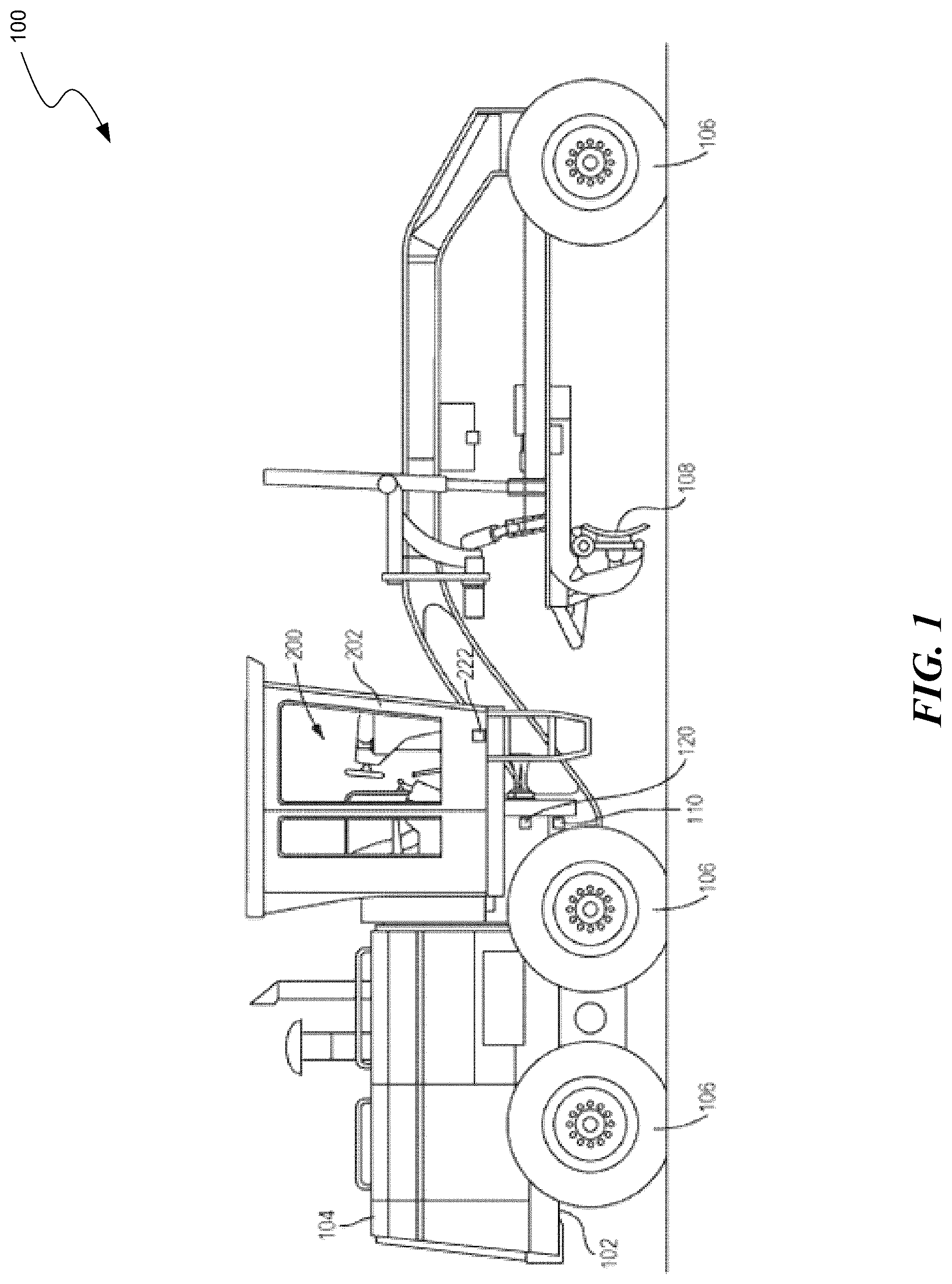 Patent US12097760 — Methods and systems for detecting a machine operator — Figure 1