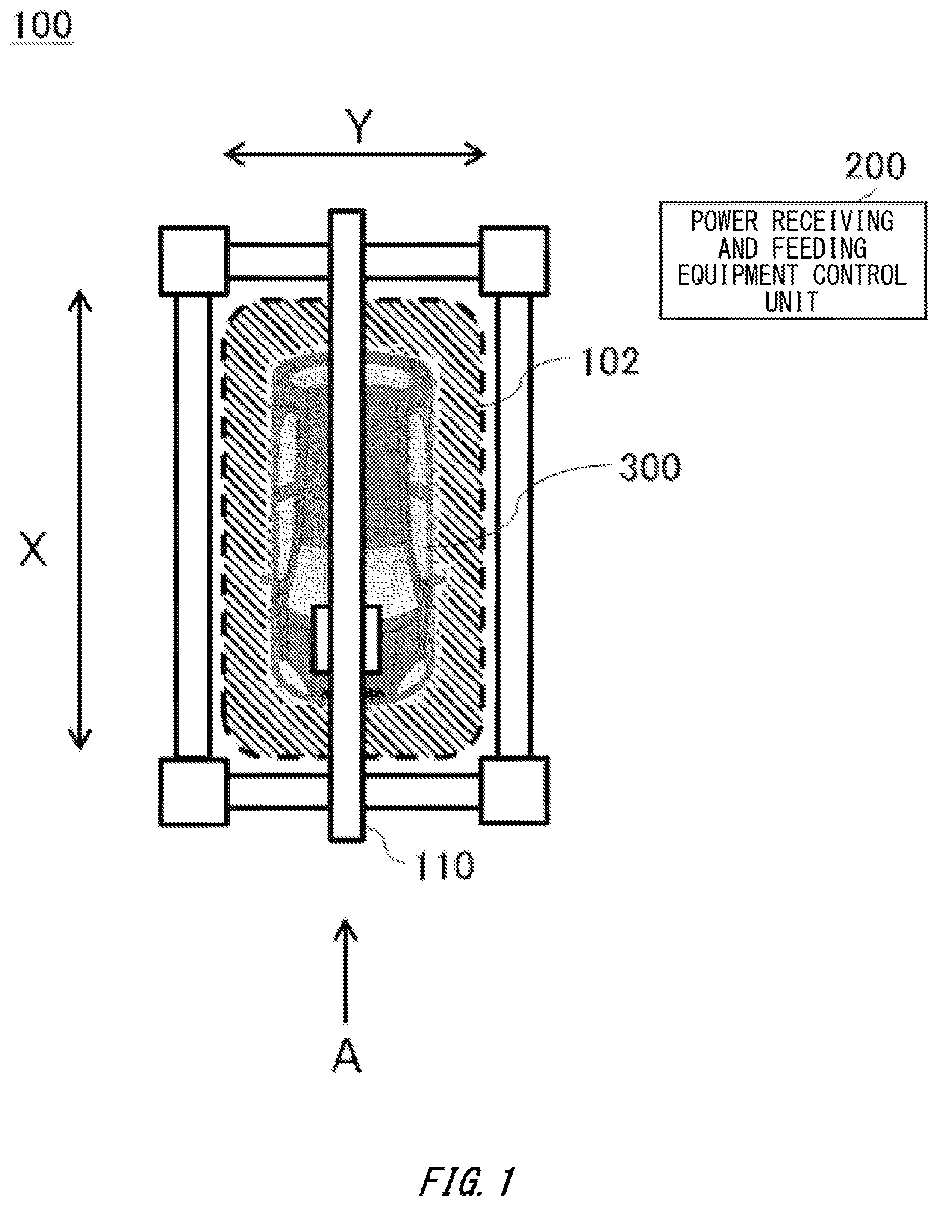 Patent US12097778 — Electric motor vehicle — Figure 1