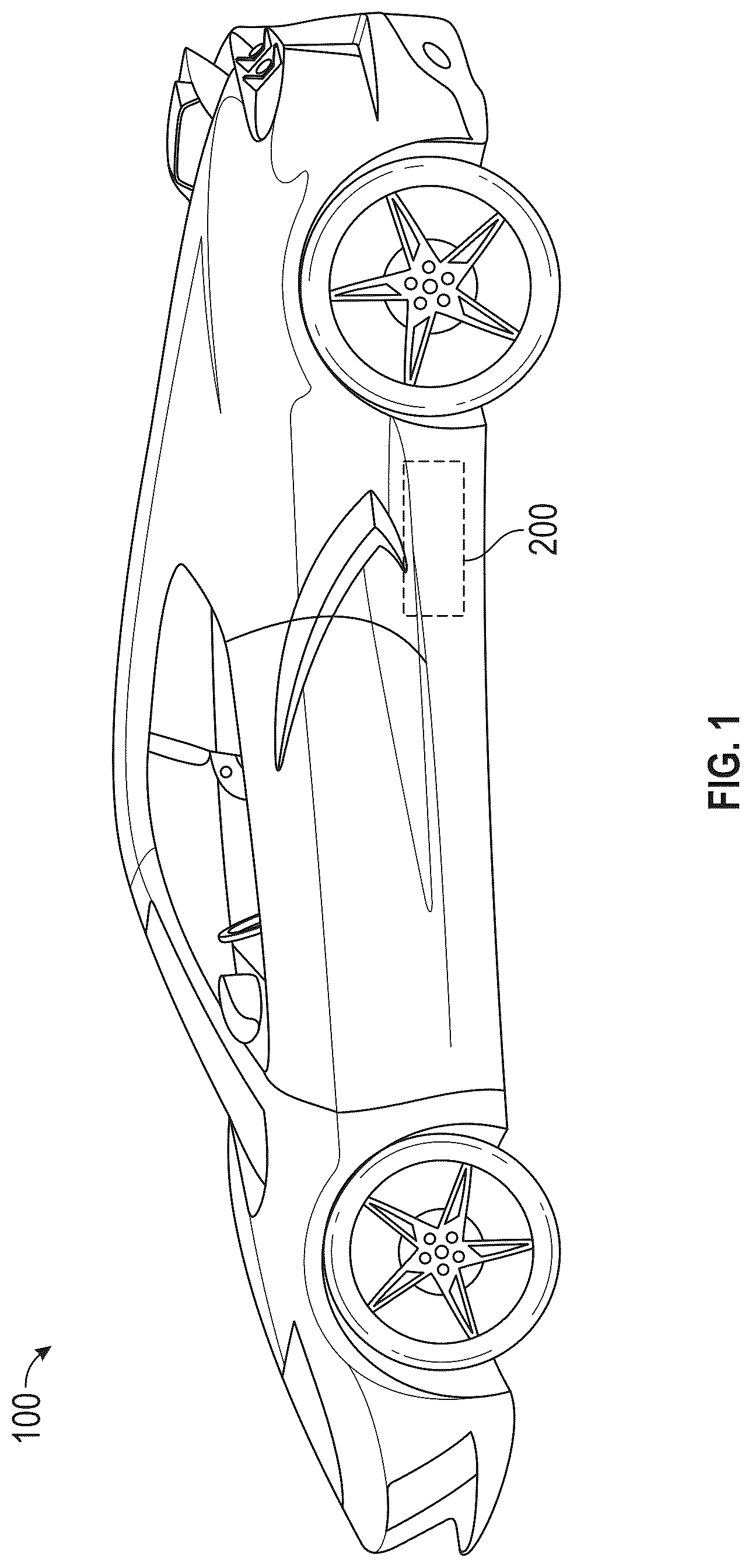 Patent US12097784 — Distributed power architecture including fuses — Figure 1