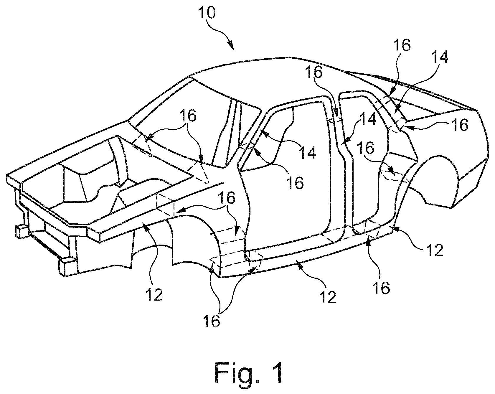 Patent US12097809 — Insulating element — Figure 1