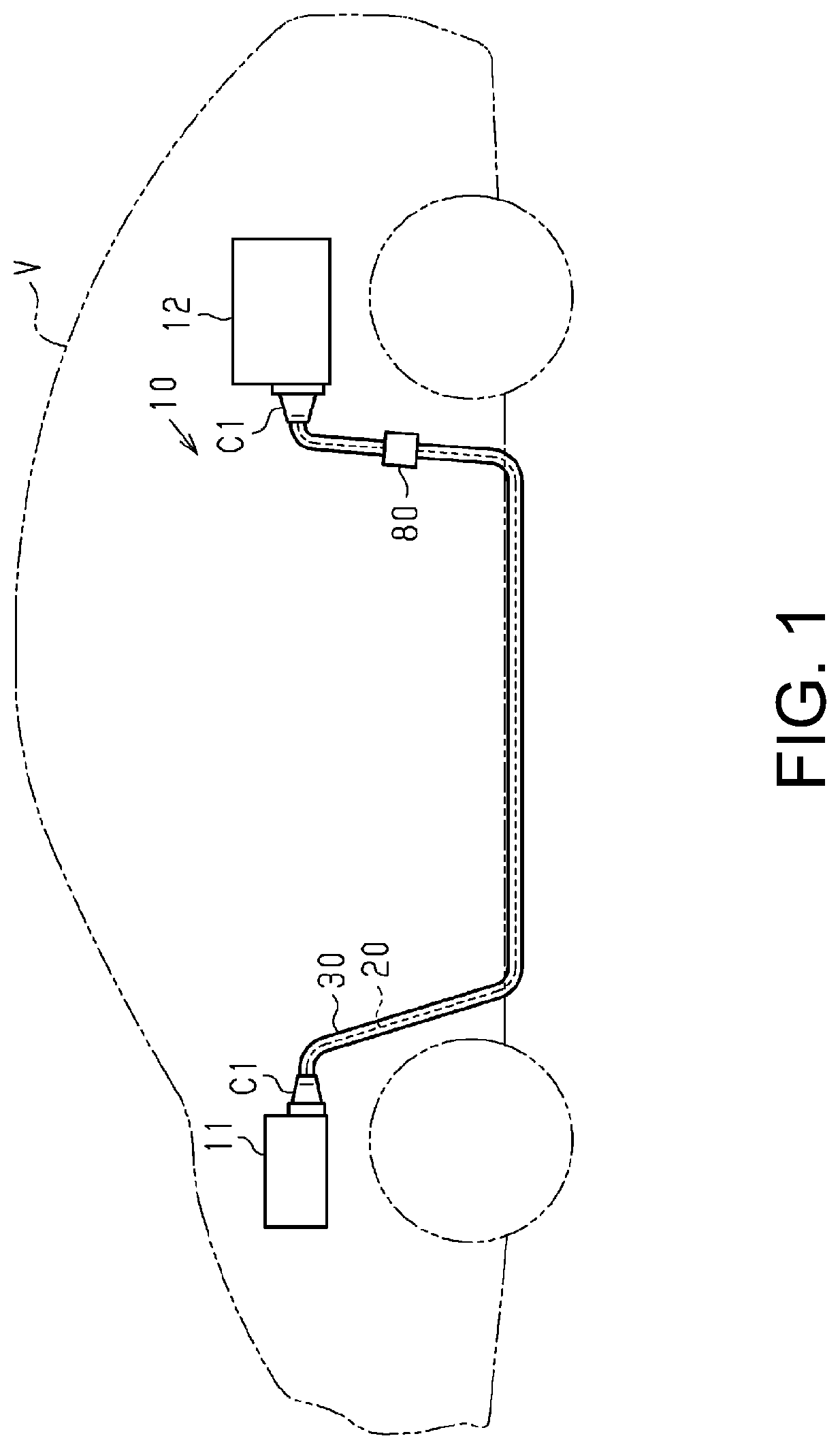 Patent US12097812 — Wire harness — Figure 1