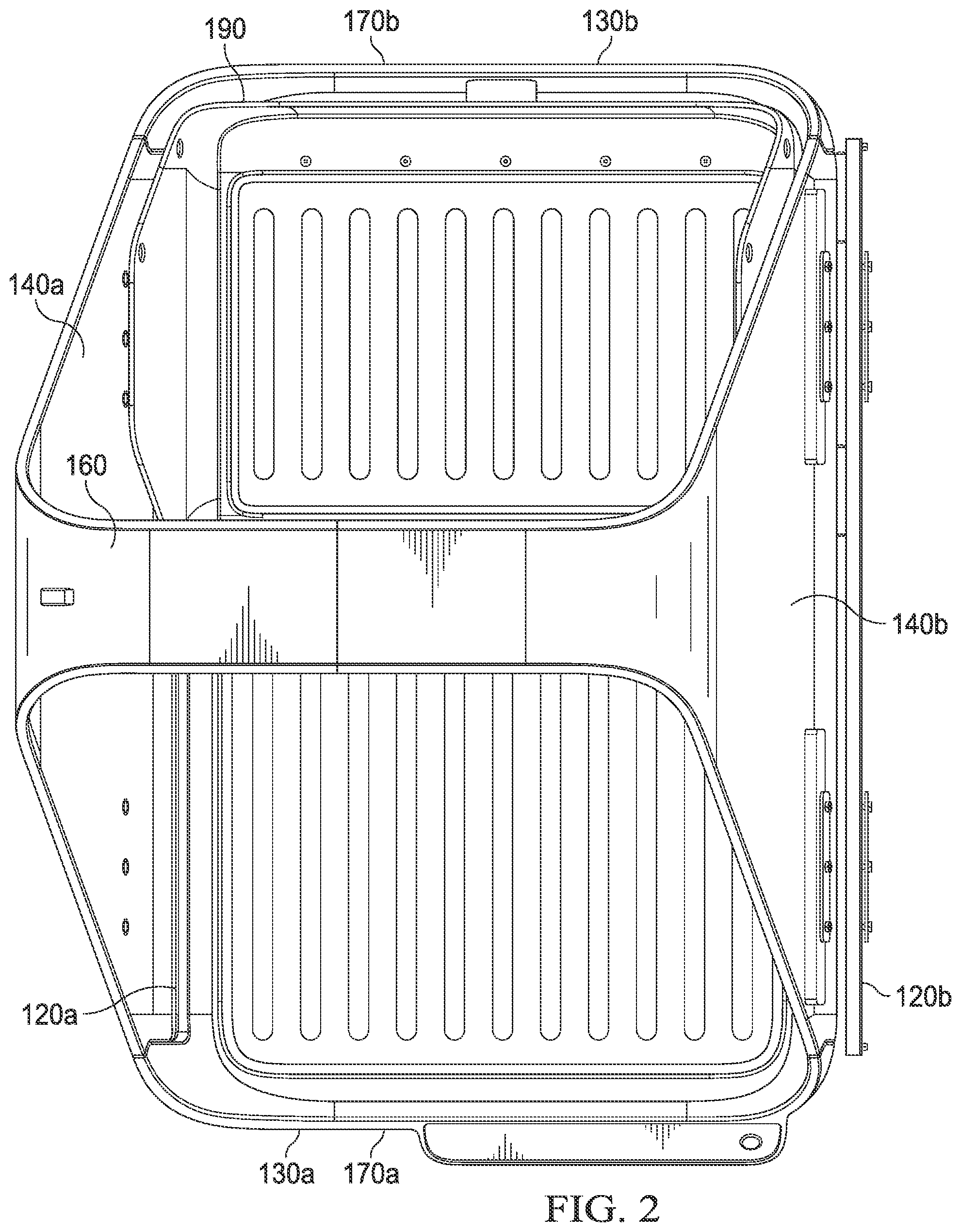 Patent US12097824 Figure 2 – Slider mechanism for delivery container