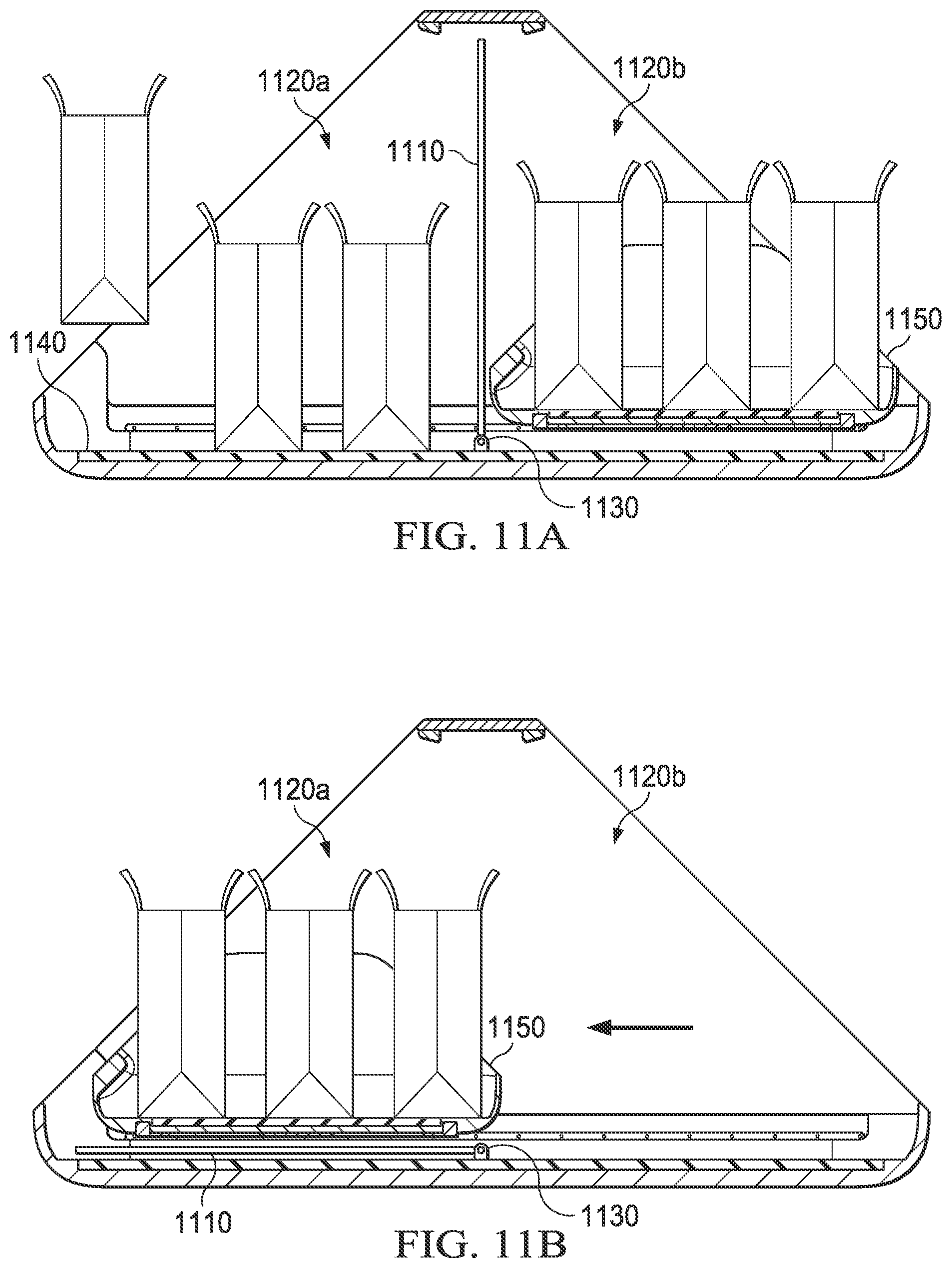 Patent US12097824 Figure 12 – Slider mechanism for delivery container