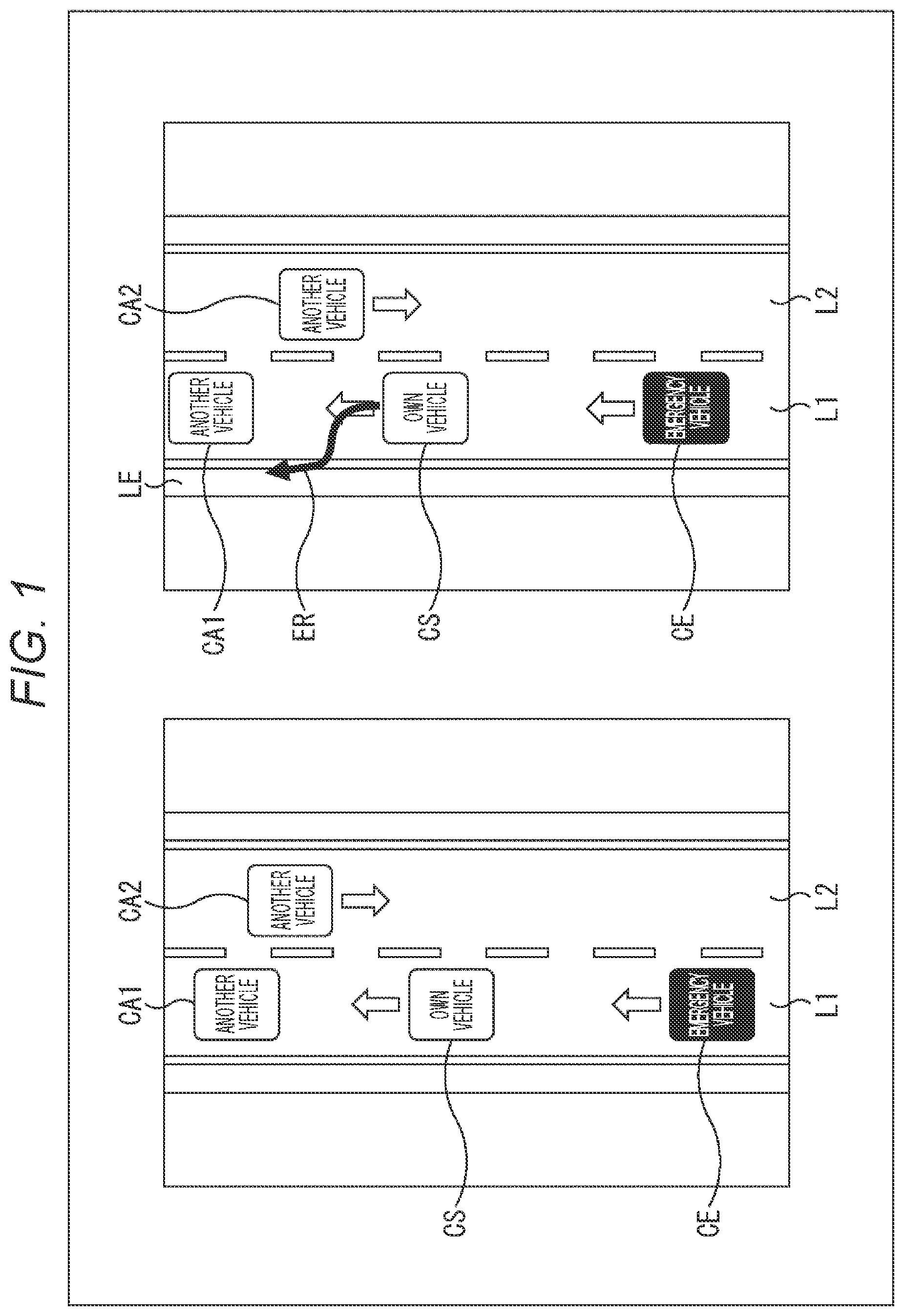 Patent US12097848 — Mobile object evacuation path planning apparatus, method, and medium — Figure 1