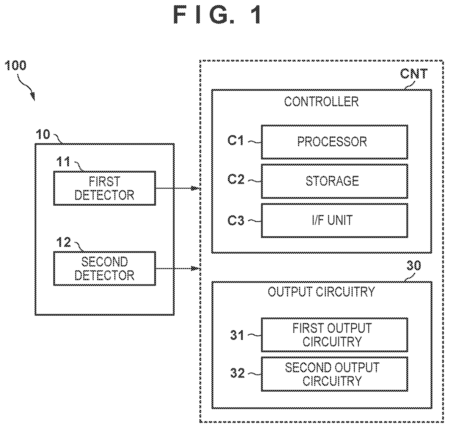 Patent US12097872 — Driver assistance apparatus and vehicle — Figure 1