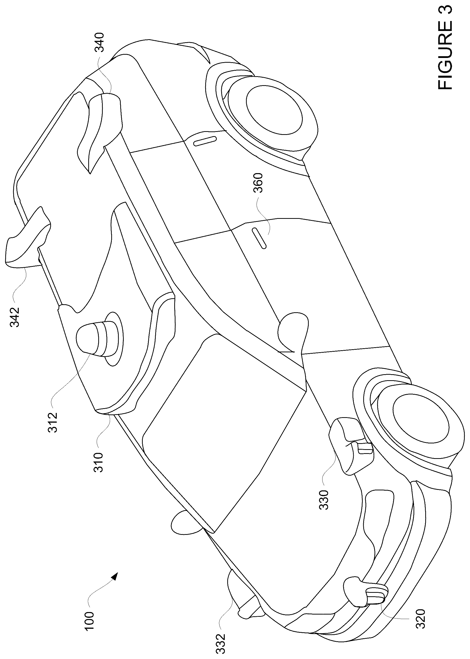 Patent US12097876 Figure 3 – Driveway pullovers for autonomous vehicles