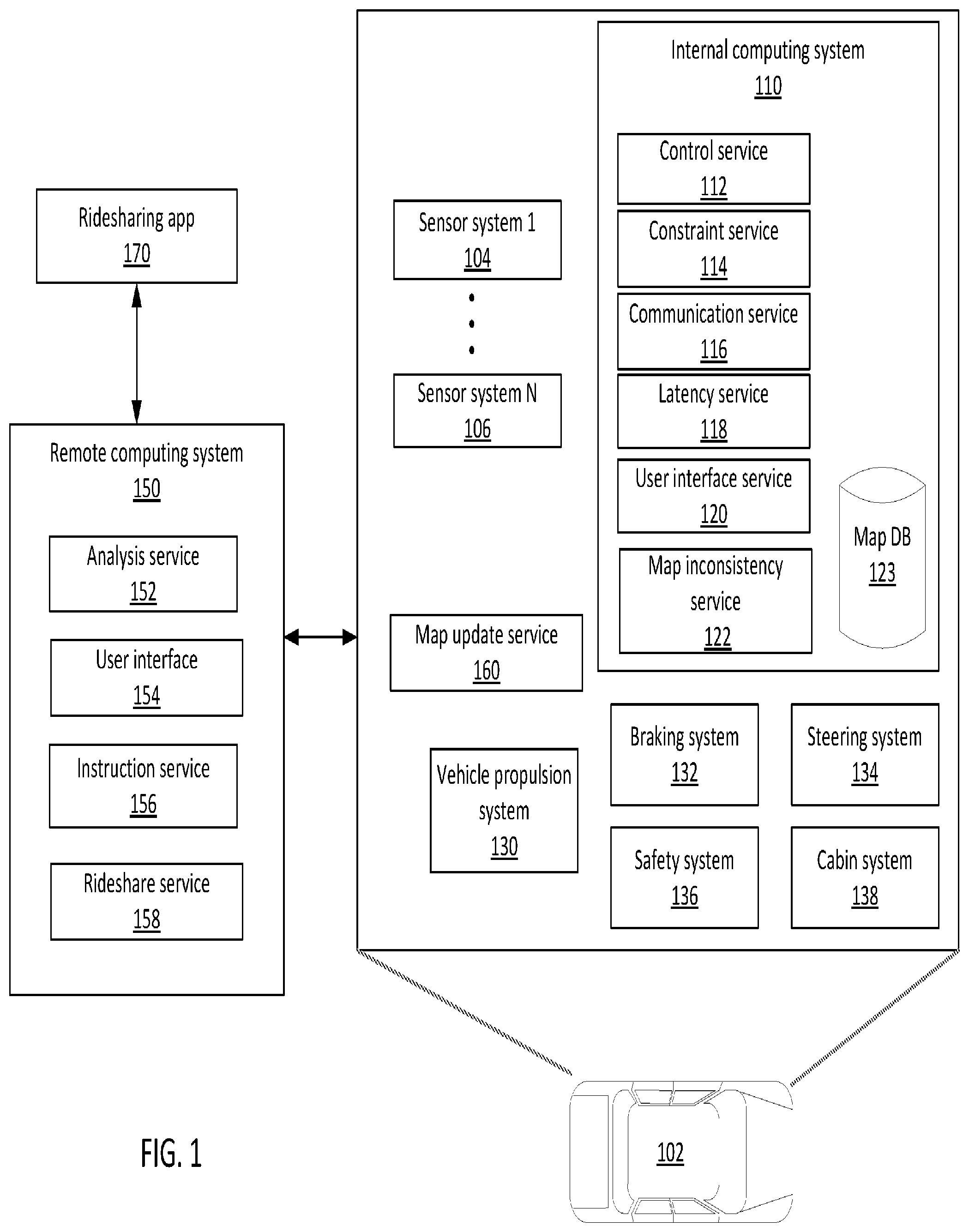 Patent US12097880 — Augmented 3D map — Figure 1