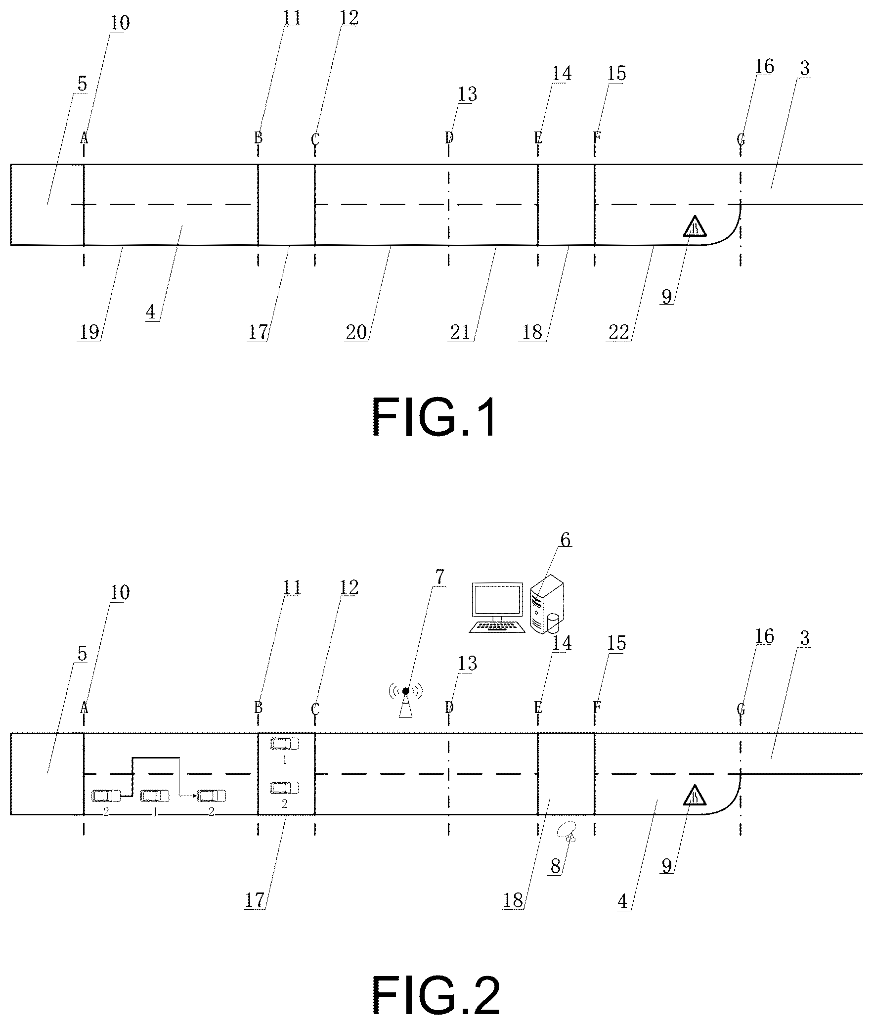 Patent US12097884 — Lane change monitoring method and lane change monitoring system for autonomous vehicle — Figure 1