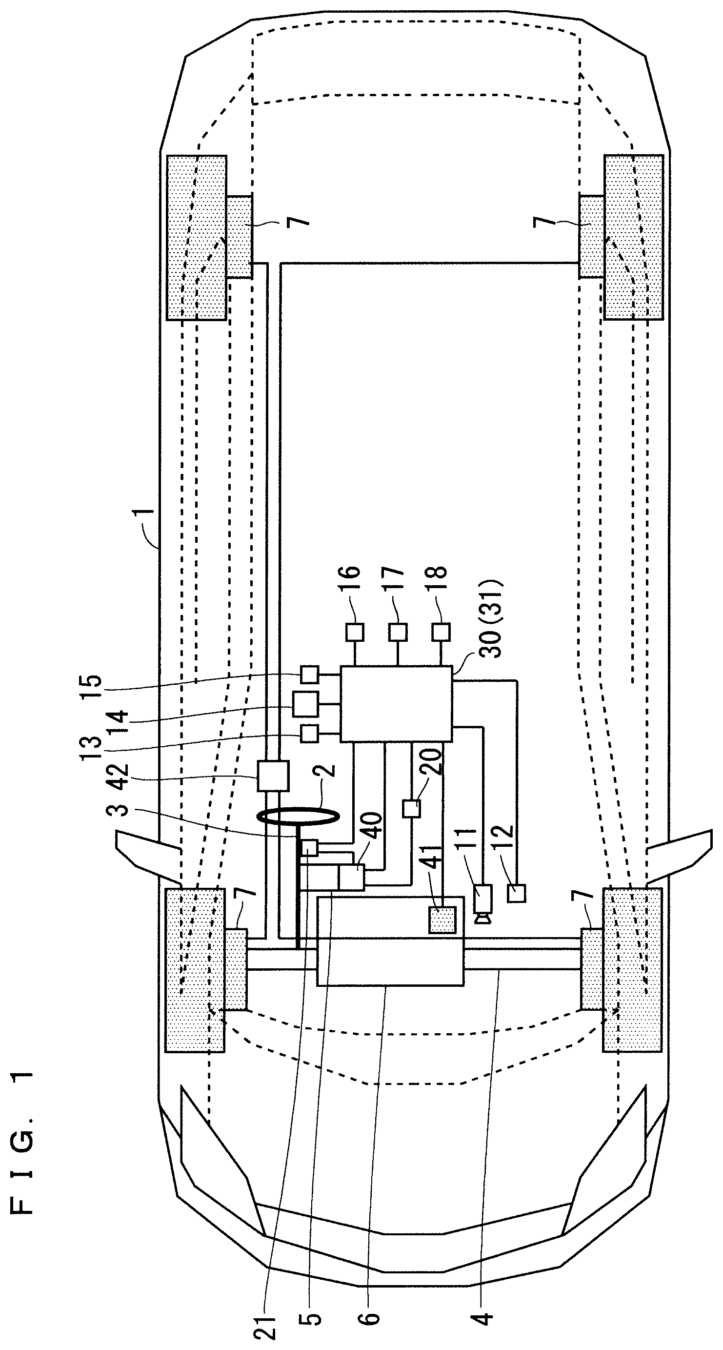Patent US12097886 — Travel plan generation device and autonomous driving system — Figure 1
