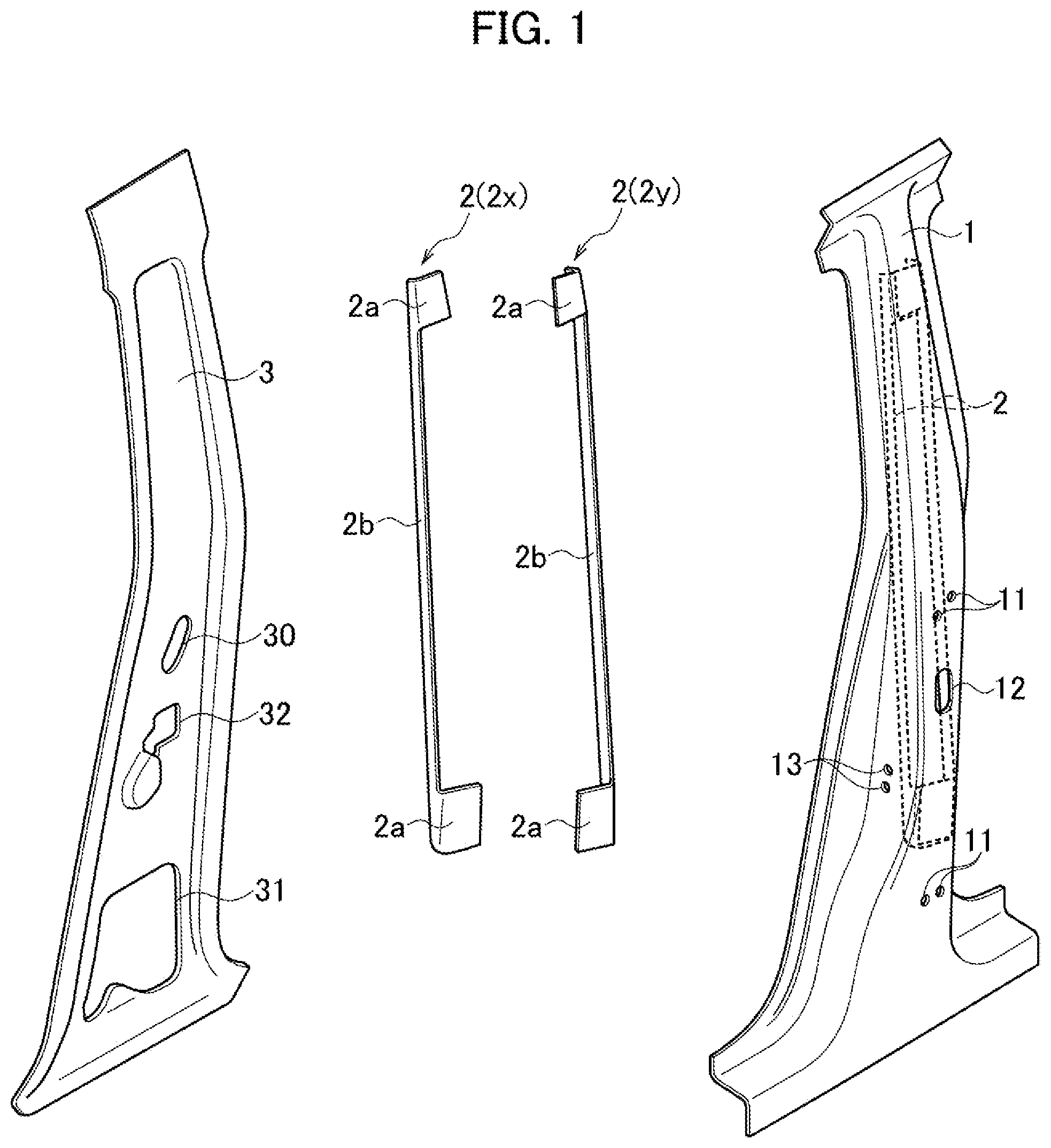 Patent US12097906 — Long composite member — Figure 1