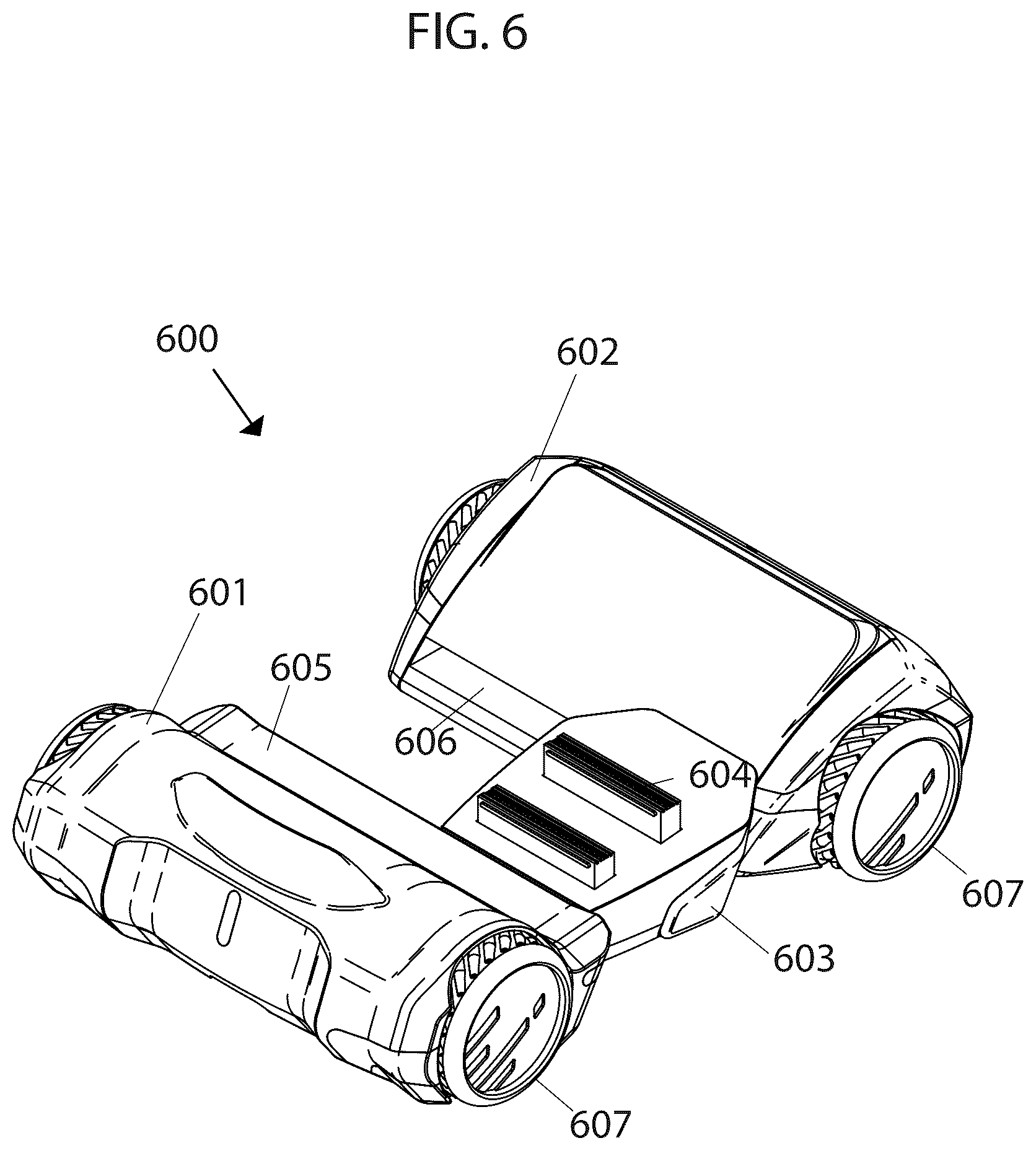 Patent US12097908 Figure 6 – Autonomous versatile vehicle system