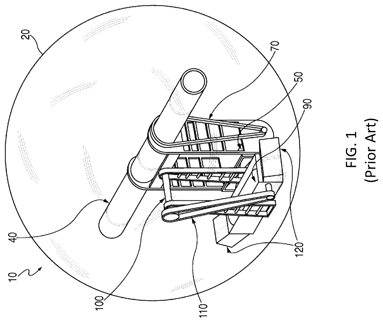 Patent US12097925 Figure 1 – Pendulum-driven unmanned vehicle