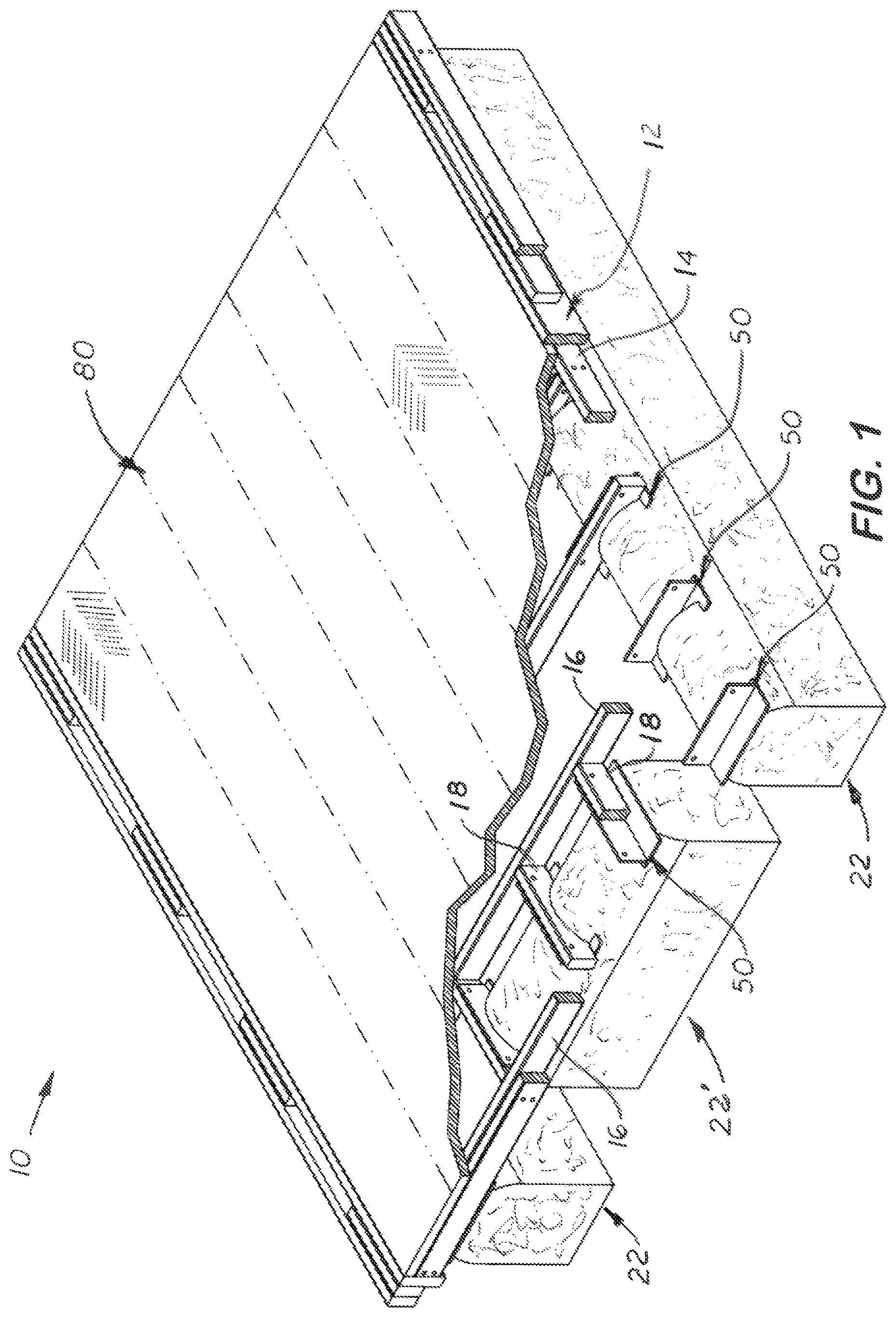 Patent US12097937 — Combination float and bracket assembly — Figure 1
