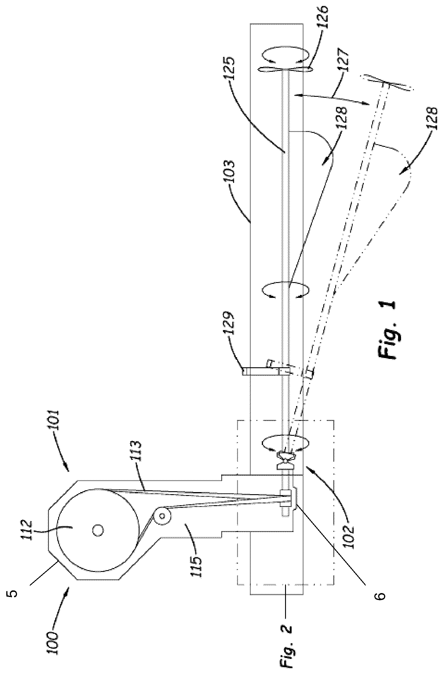 Patent US12097941 — Portable pedal system for kayaks and other watercraft — Figure 1
