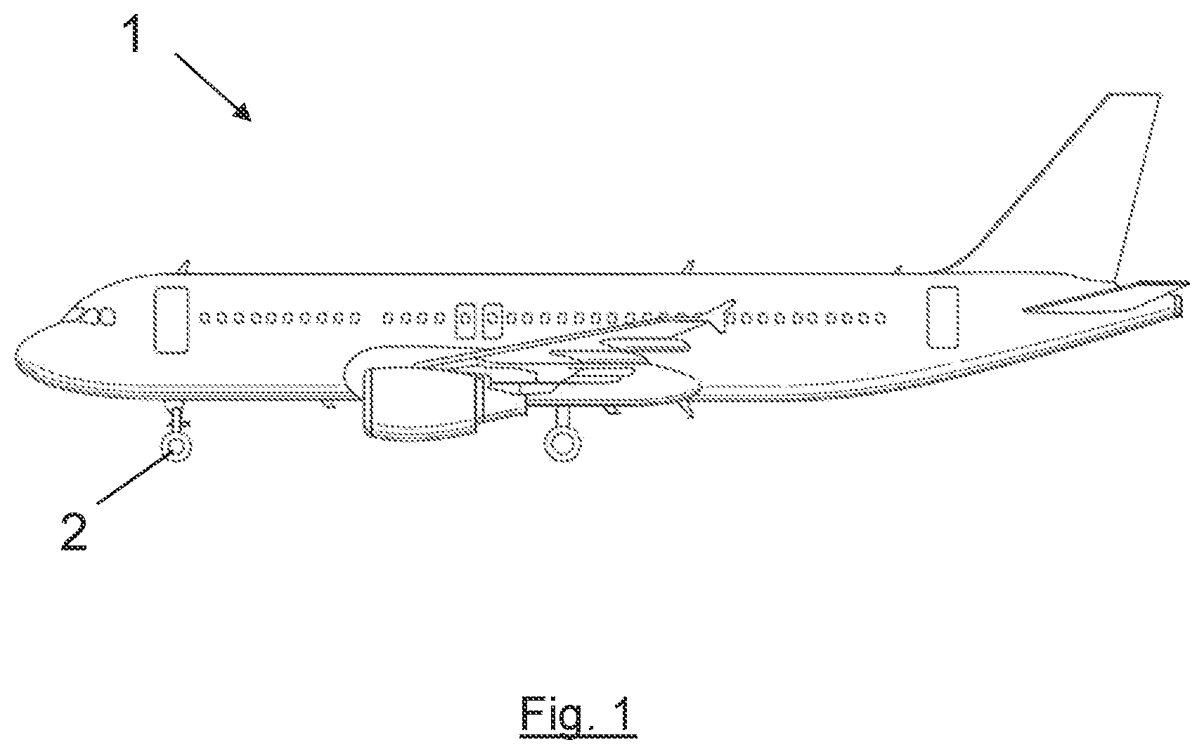 Patent US12097950 — Retractable aircraft landing gear — Figure 1