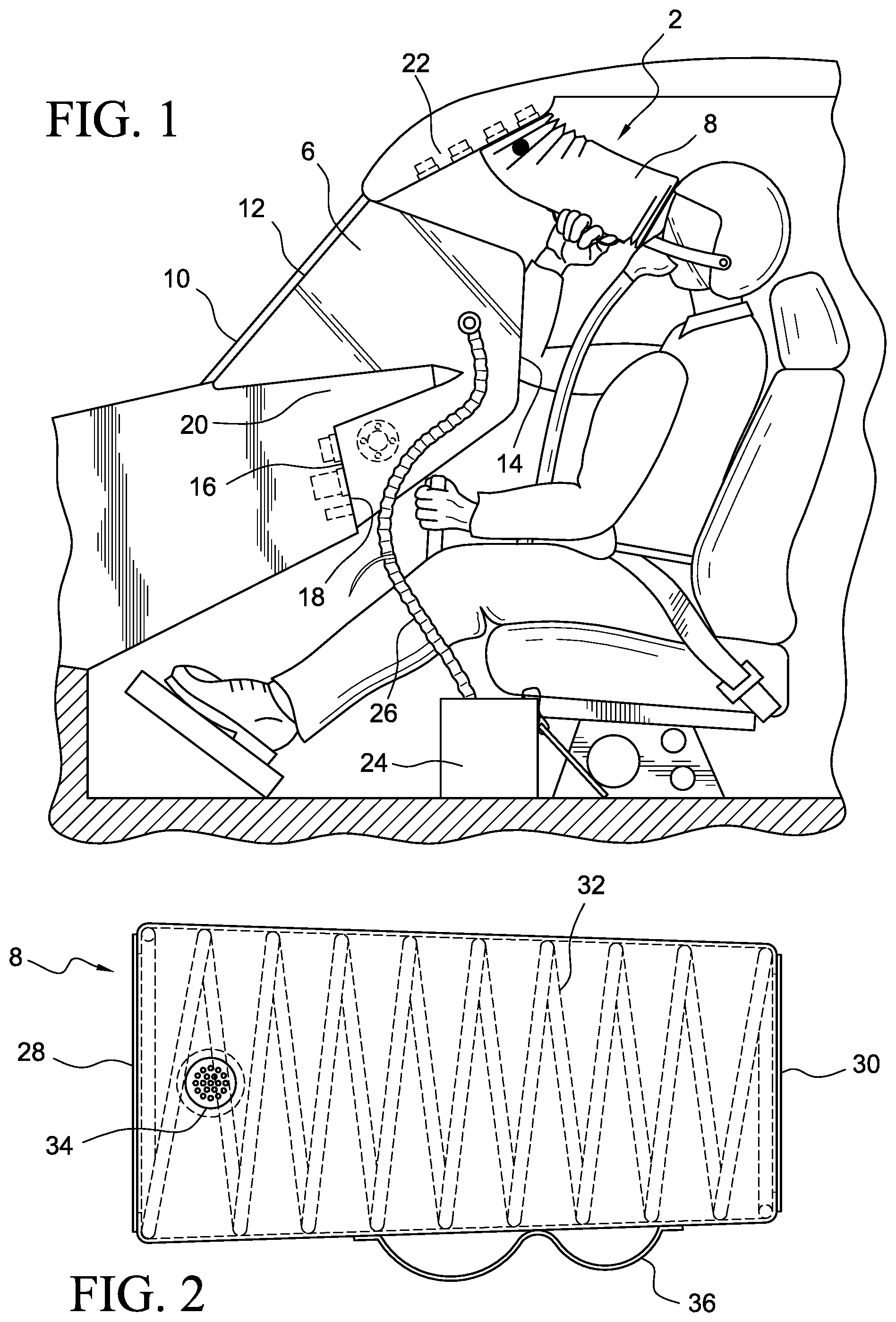 Patent US12097964 — Emergency vision system with fixed and hand-held enclosures — Figure 1