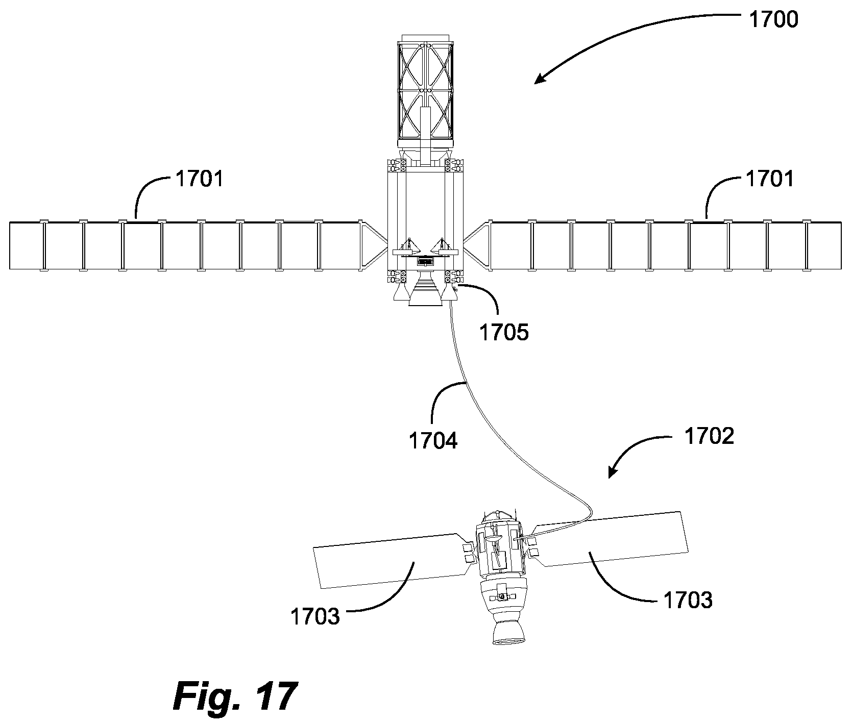 Patent US12097971 Figure 19 – Satellite refueling