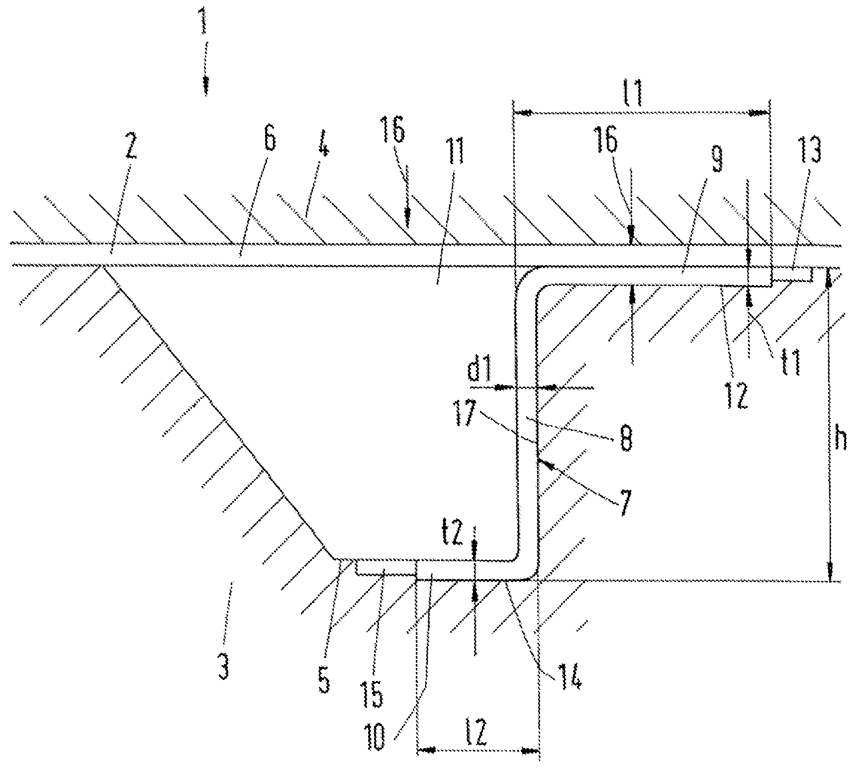 Patent US12097974 — Method for producing a structural component — Figure 1