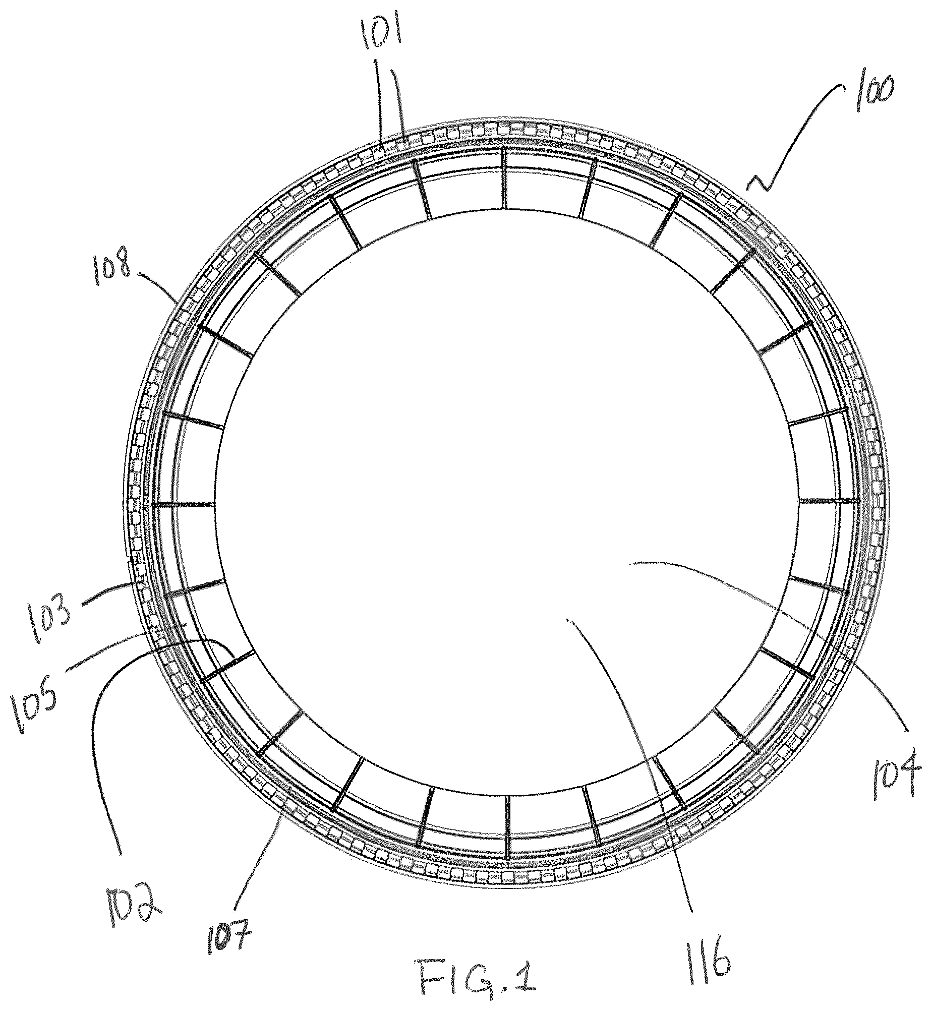 Patent US12097999 Figure 1 – Double lock lid with flexible tab