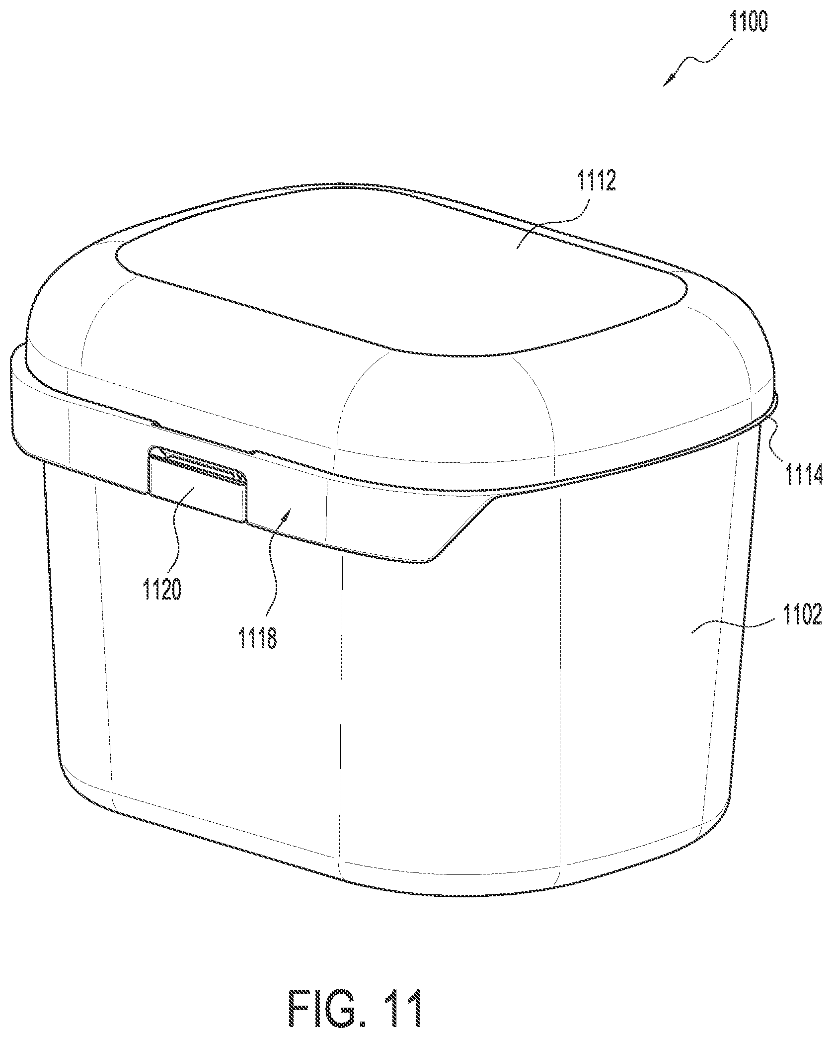 Patent US12098004 Figure 11 – Tamper evident tub