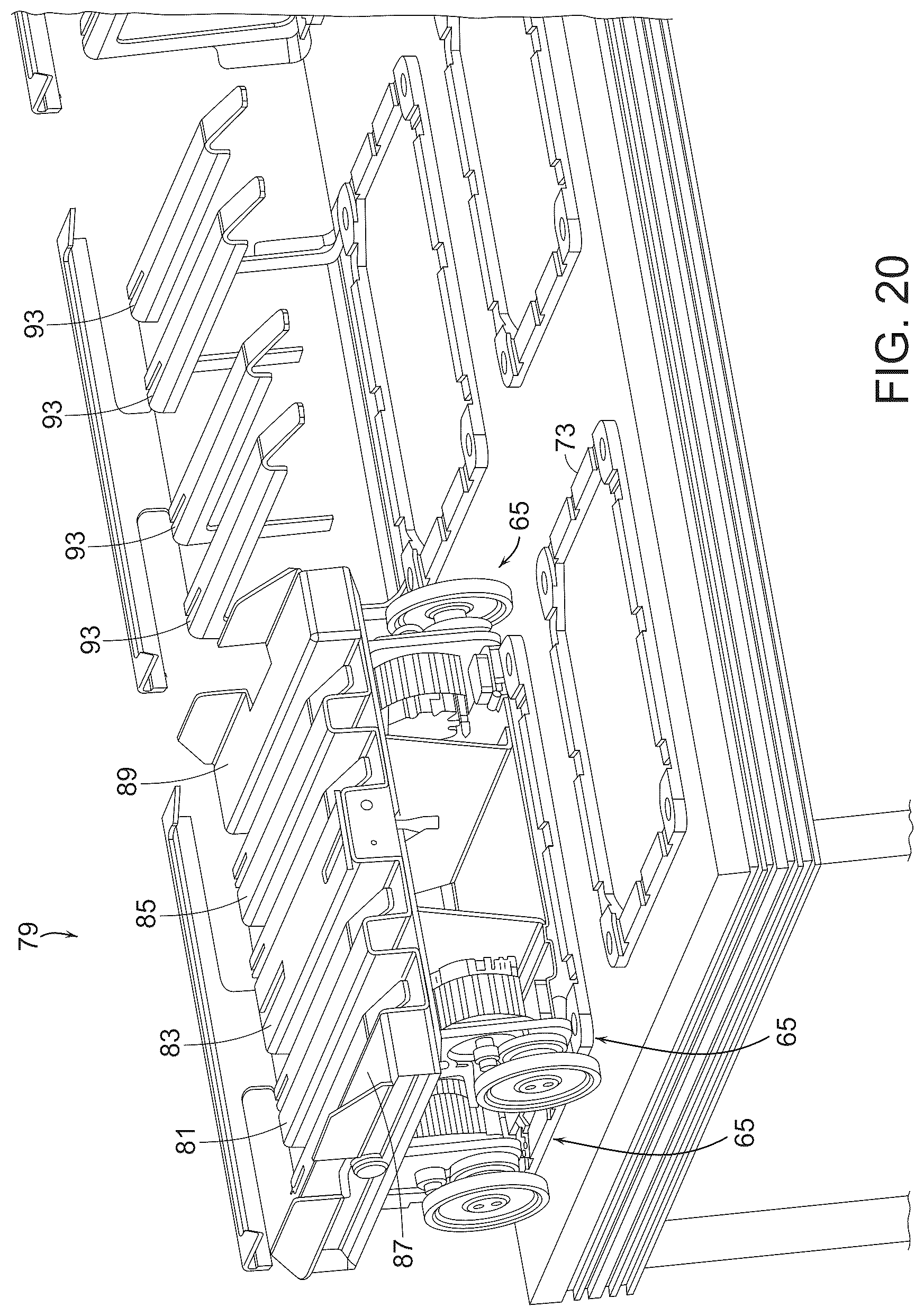 Patent US12098027 Figure 18 – Maintenance systems for use in systems and methods for processing objects including mobile matrix carrier systems