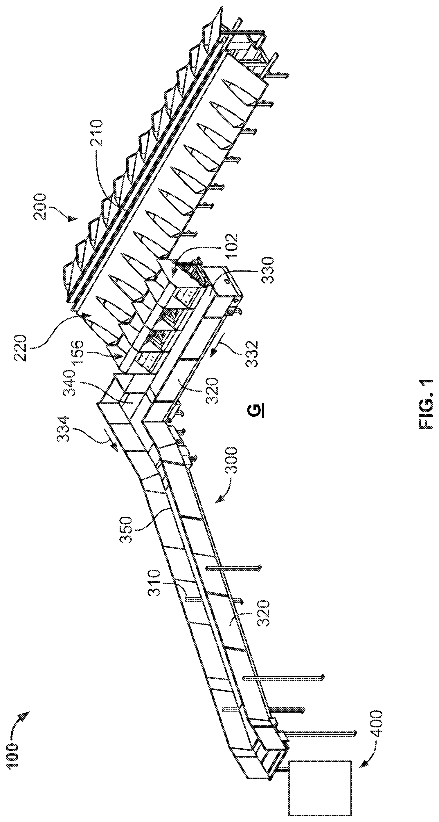 Patent US12098038 — Systems and methods for sorting and dispensing packages — Figure 1