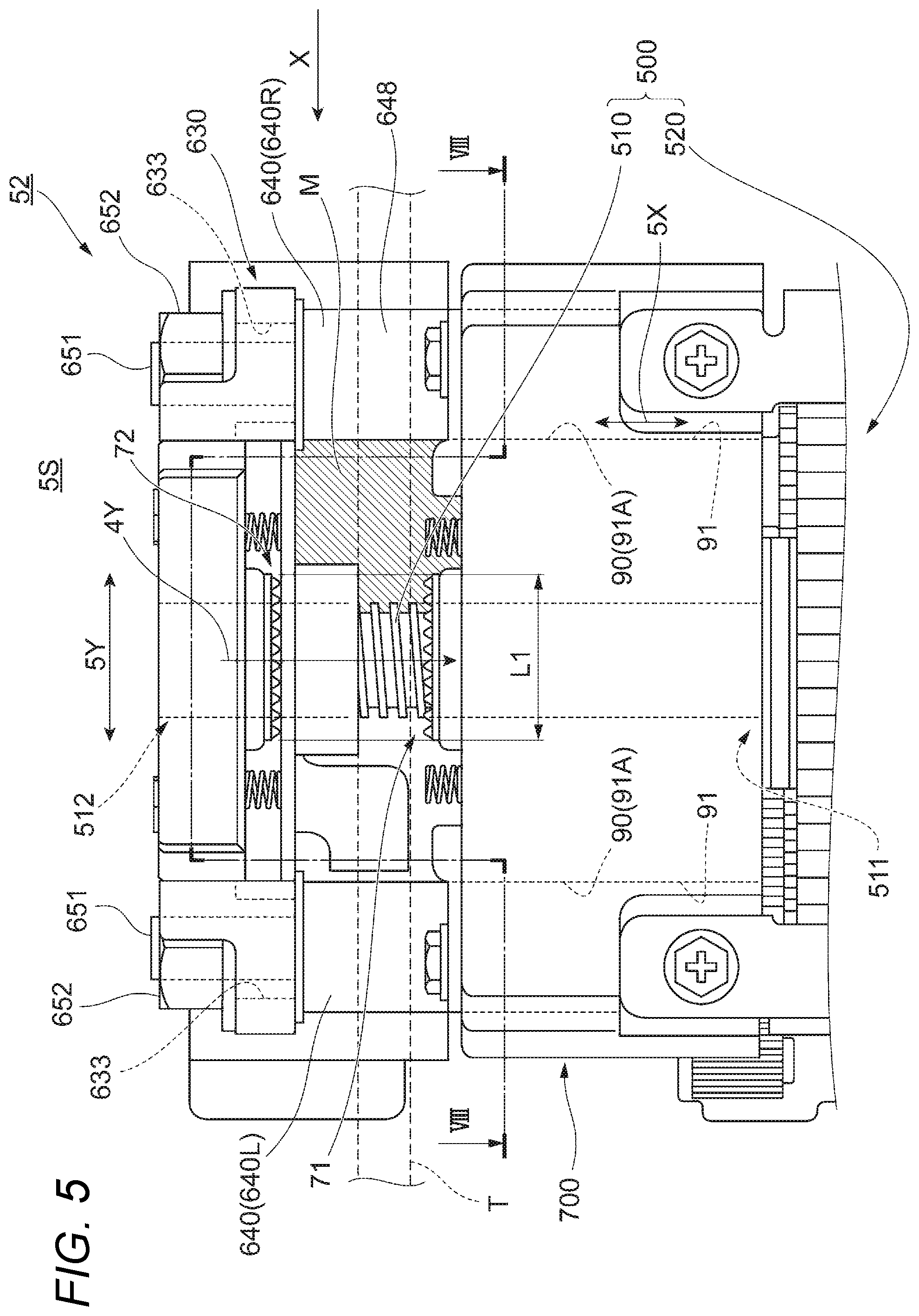 Patent US12098050 Figure 5 – Recording material processing apparatus