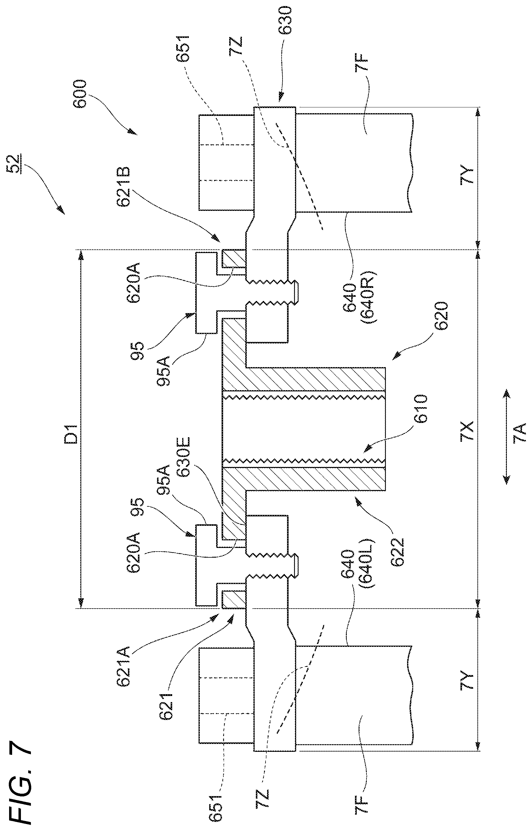 Patent US12098050 Figure 7 – Recording material processing apparatus