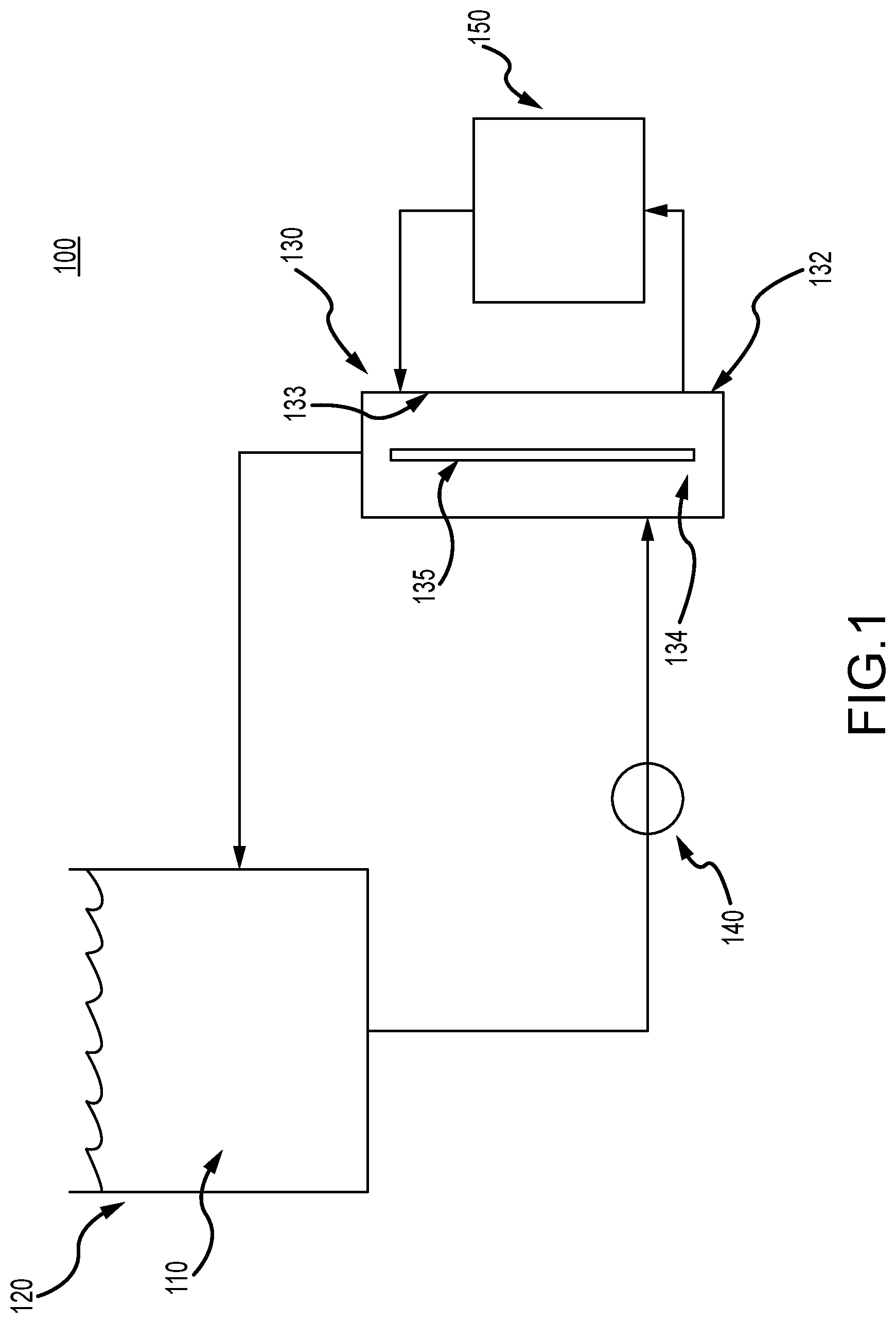 Patent US12098084 — Systems and methods for the removal of minerals from conductive protonic fluids — Figure 1