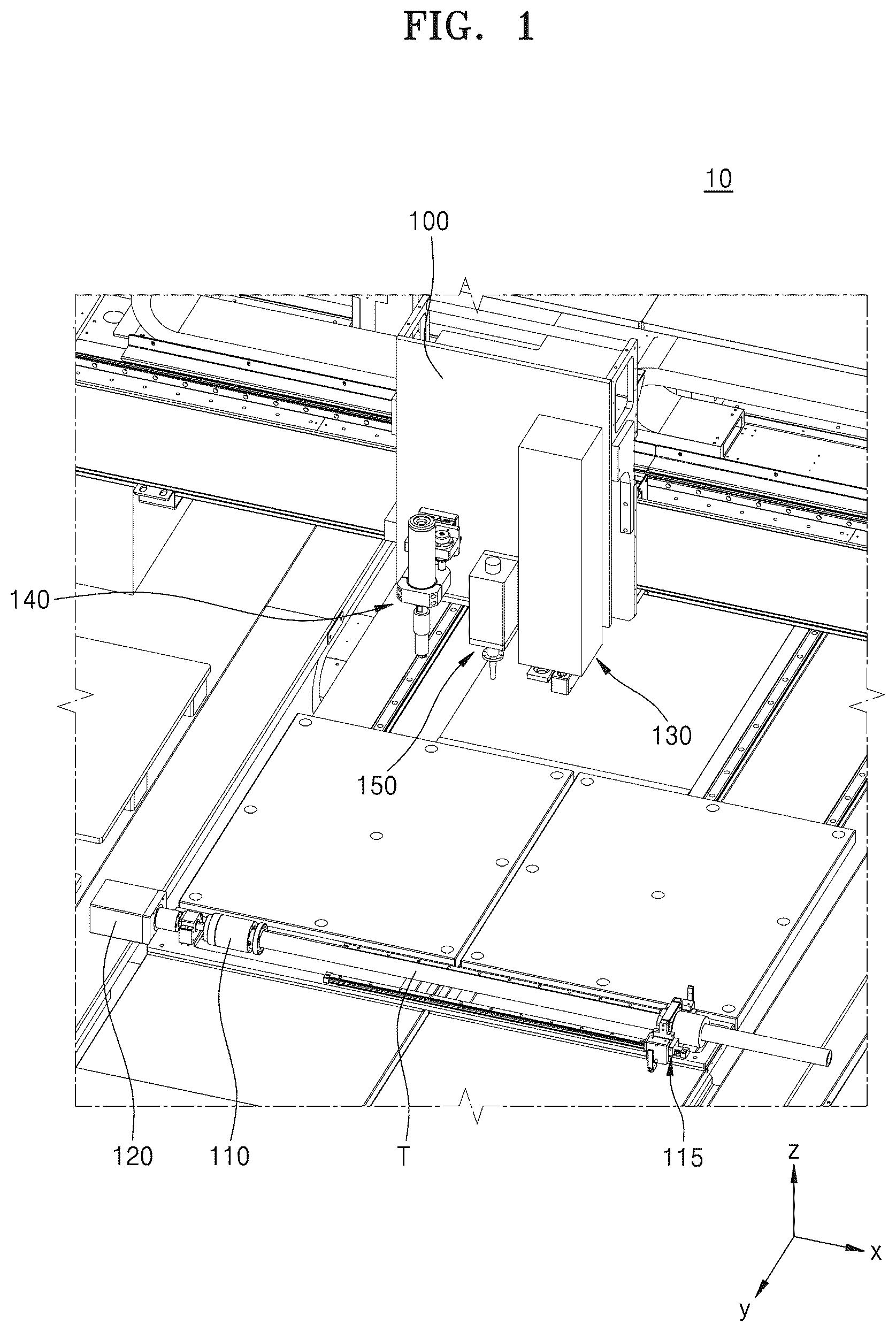 Patent US12098087 — Method and device for cutting structure composed of brittle material — Figure 1