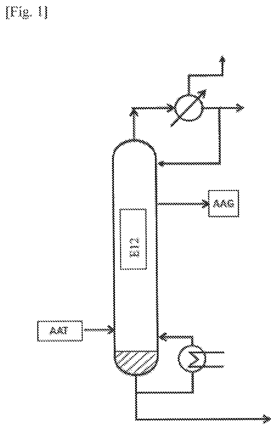 Patent US12098123 Figure 1 – Polymer grade acrylic acid production