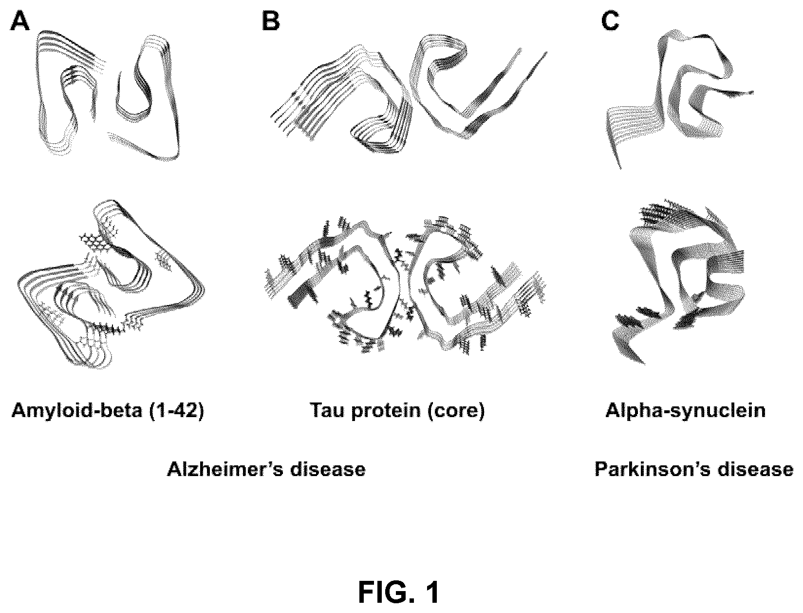 Patent US12098173 — Innocuous, structured scaffolds for structure-based amyloid disease vaccines and antigens — Figure 1