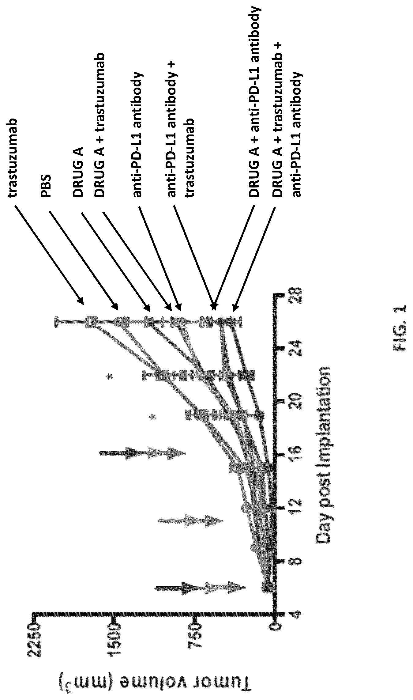 Patent US12098214 — Combination therapies for treating cancer — Figure 1