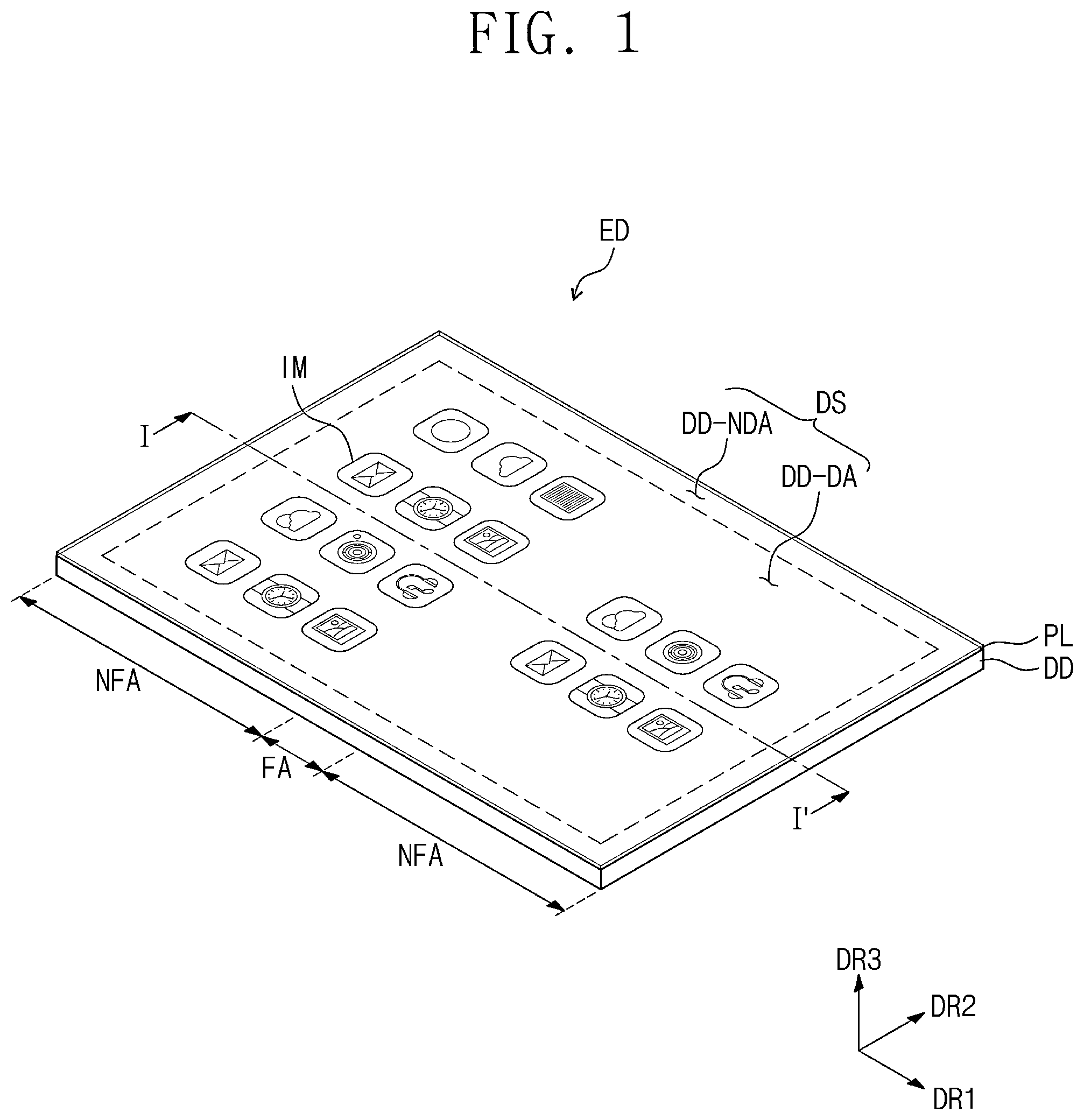 Patent US12098271 — Resin composition, adhesive member, and display device including the same — Figure 1