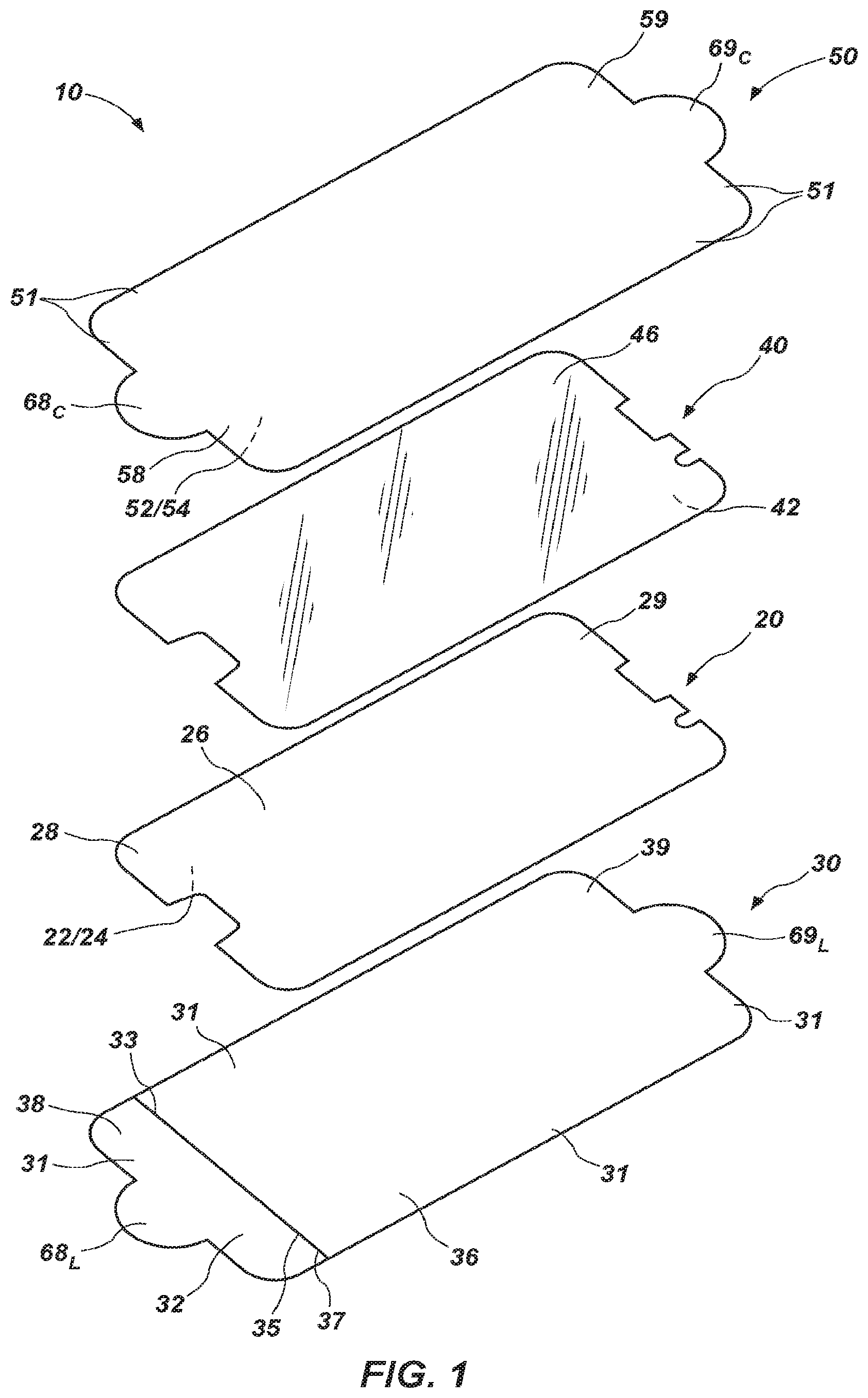 Patent US12098309 — Systems for securing protective films to surfaces of substrates — Figure 1