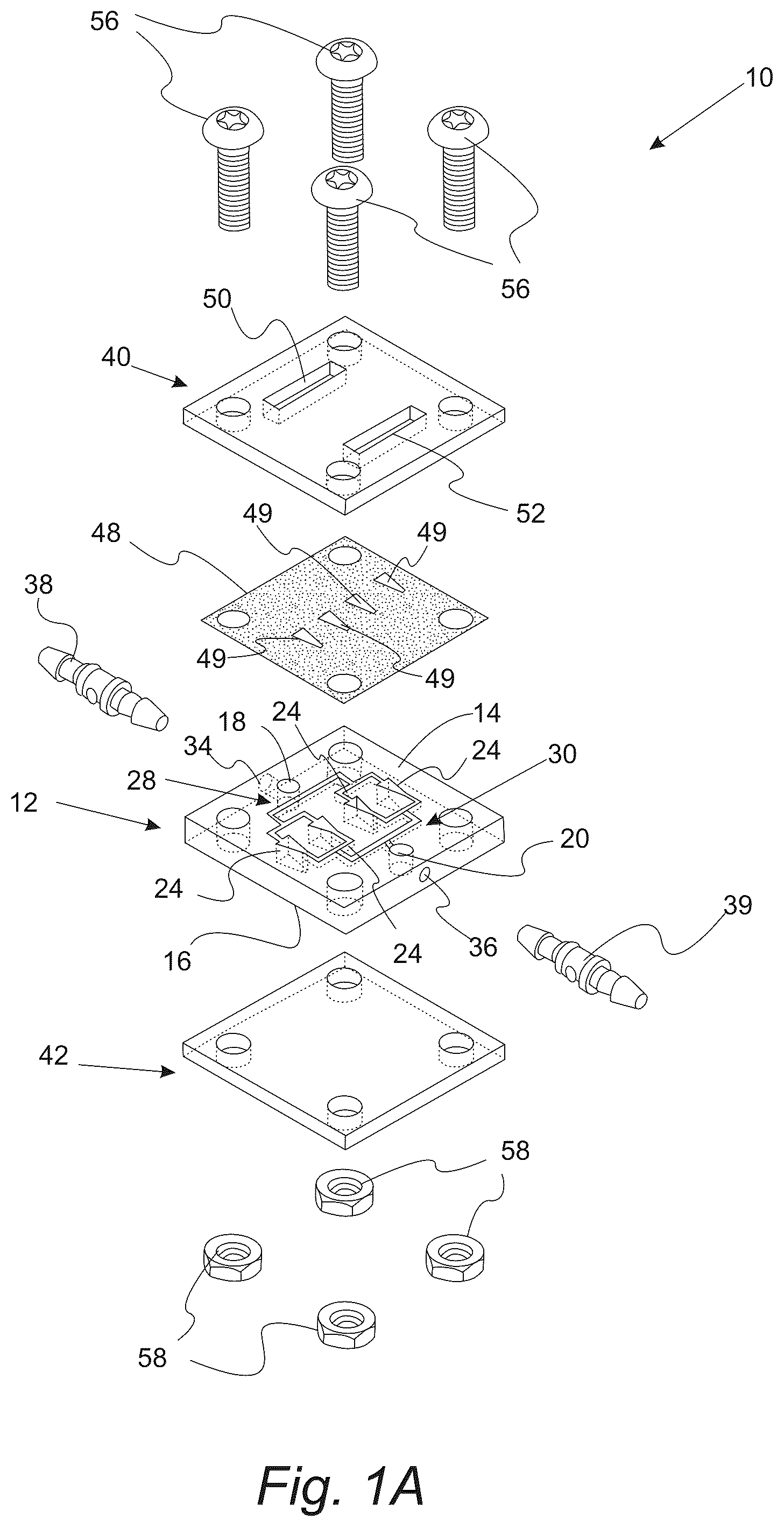 Patent US12098353 — Fluidic device for long-term explant culture and imaging — Figure 1