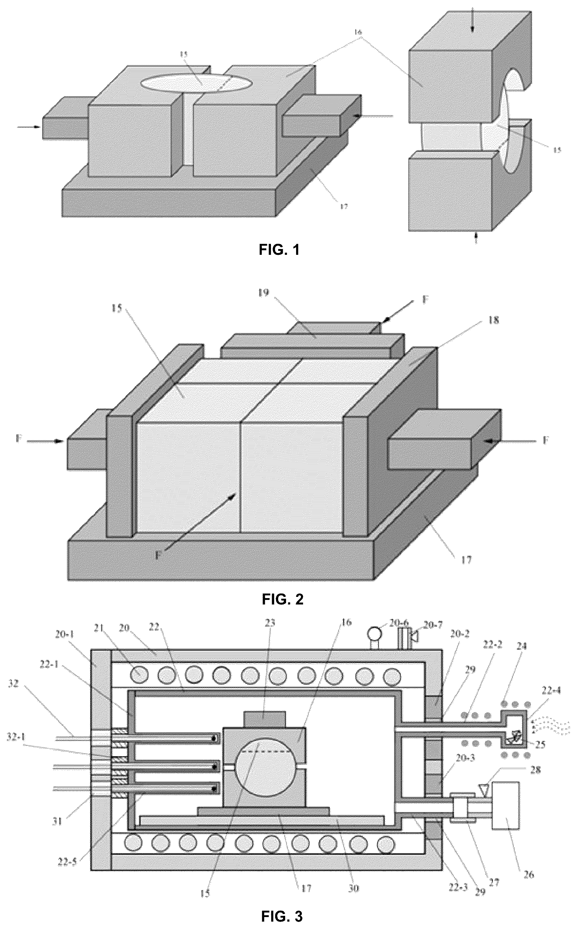 Patent US12098478 — Apparatus for preparing a single crystal comprising a volatilization chamber and a plurality of crystal pieces fixed by combined fixtures located in a solid connection chamber — Figure 1