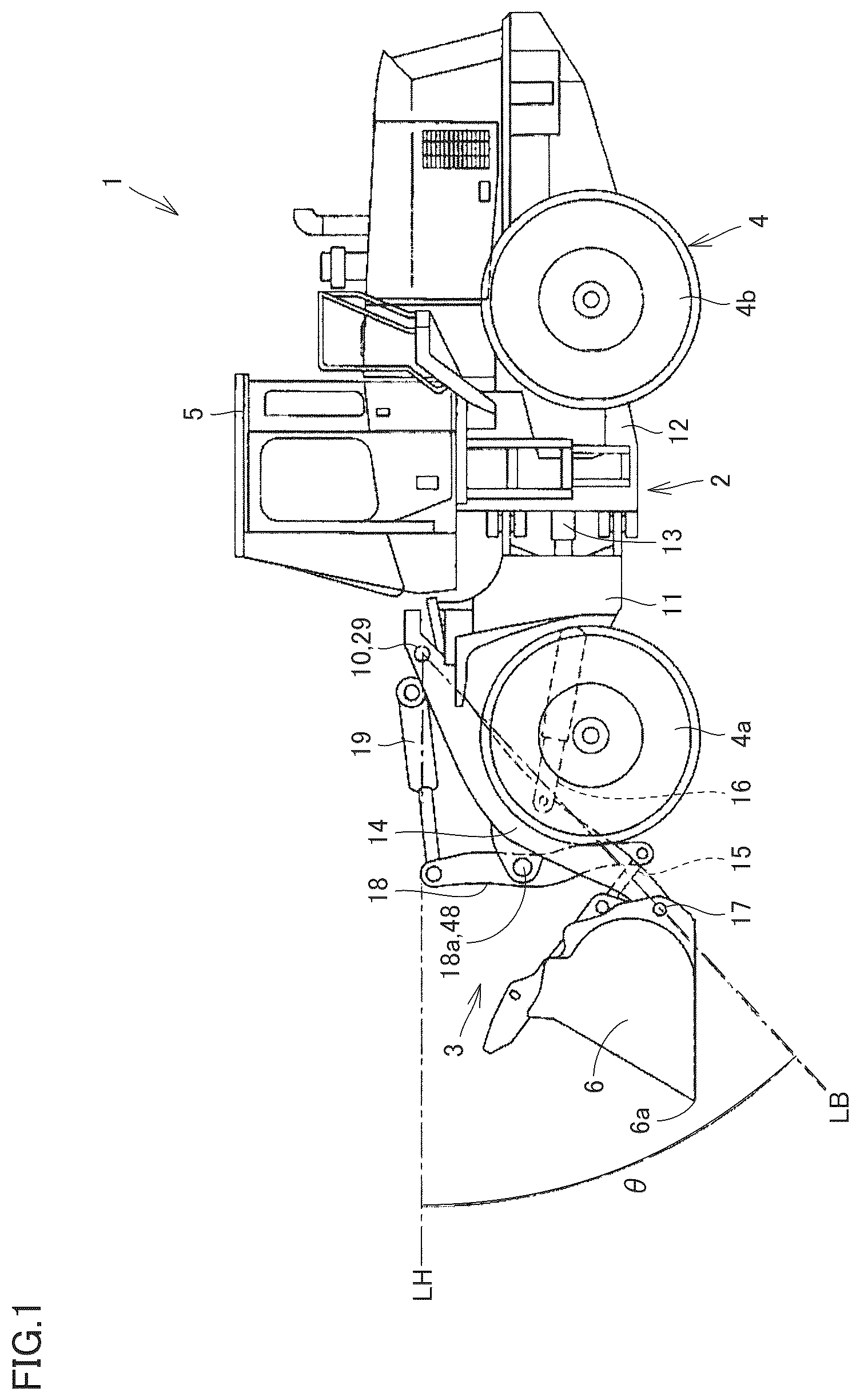 Patent US12098527 — Work machine and system including work machine — Figure 1